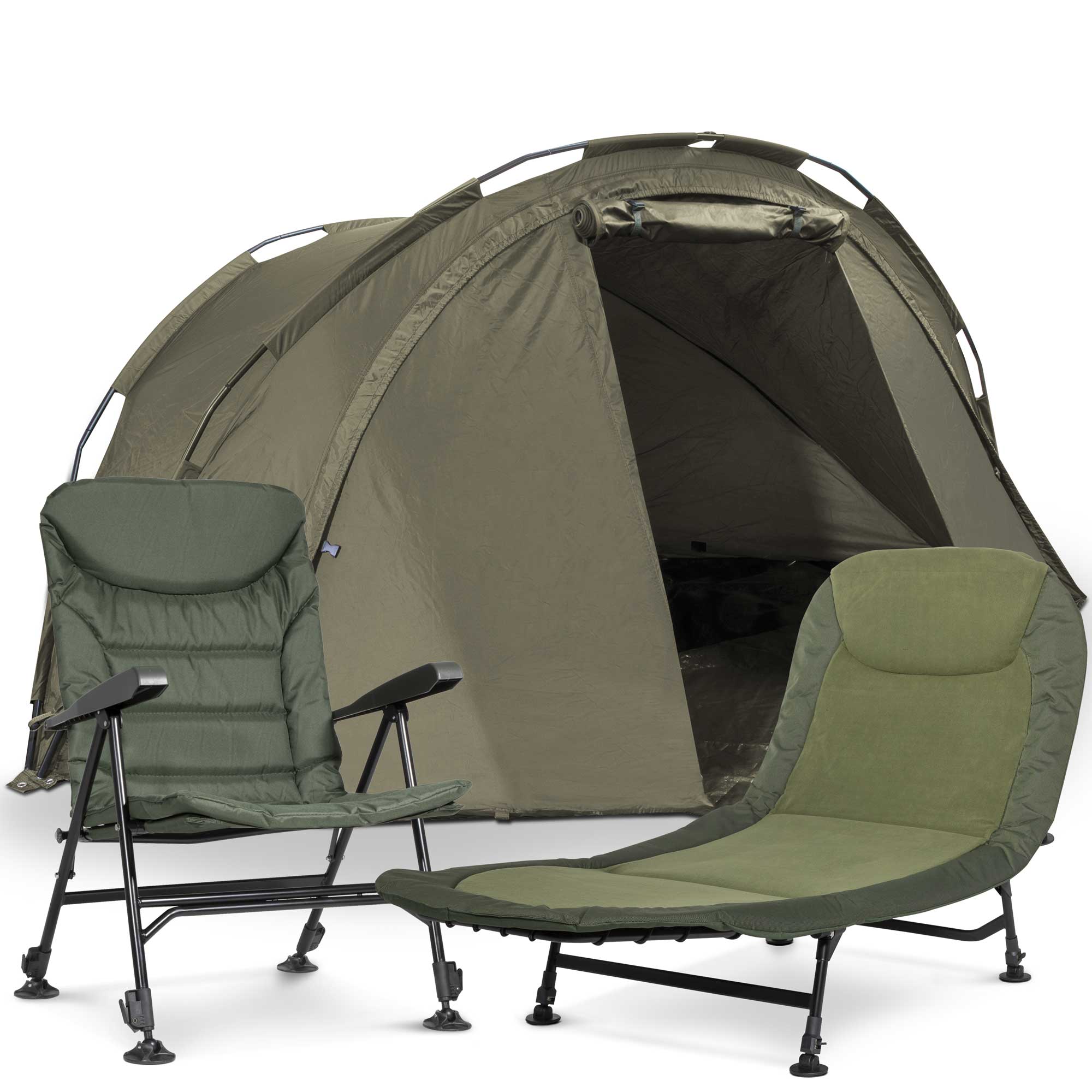 2 Man Fishing Bivvy Lightweight Waterproof UV Protection with Camp