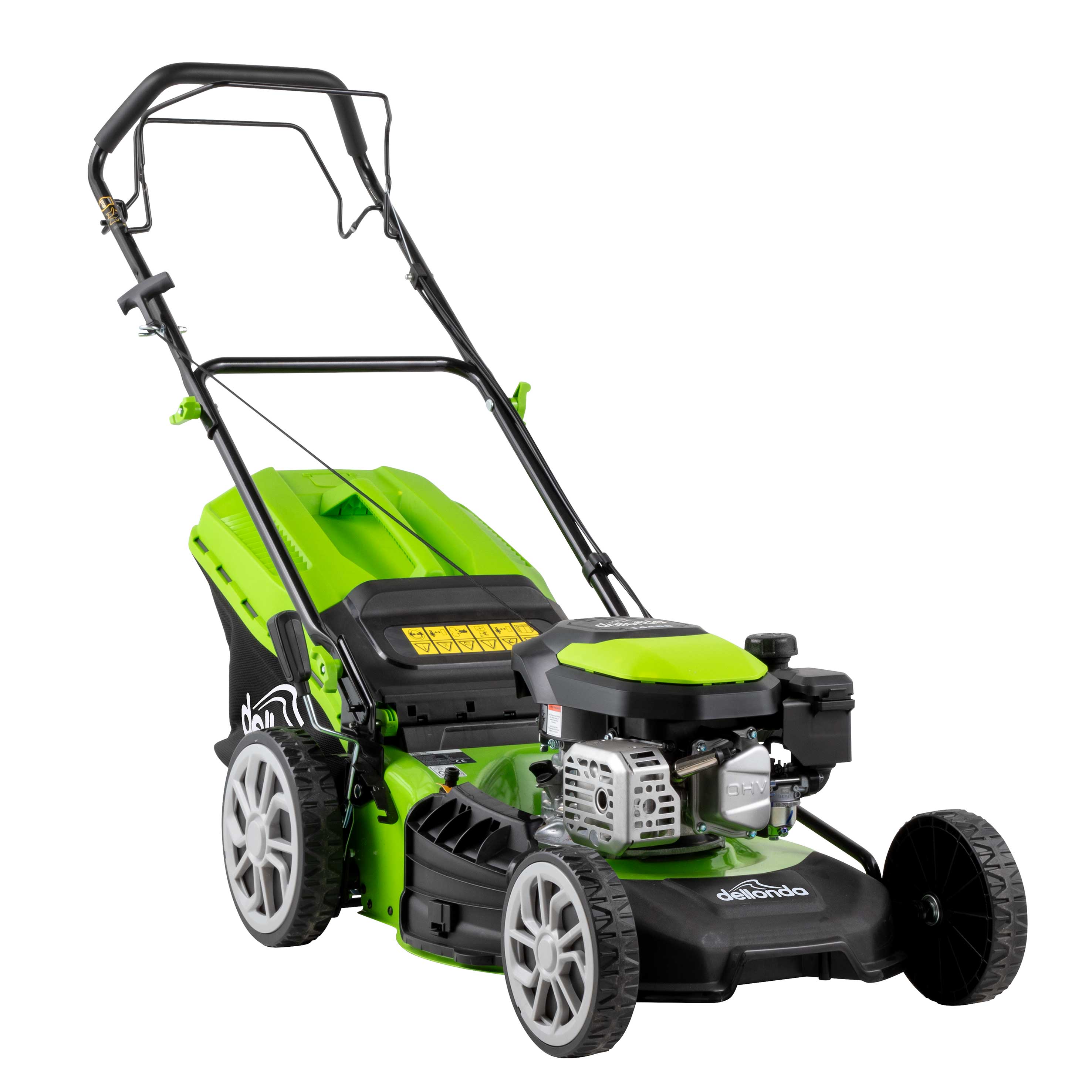 144cc 18"/46cm Self-Propelled Petrol Lawnmower, 4-Stroke - DG101