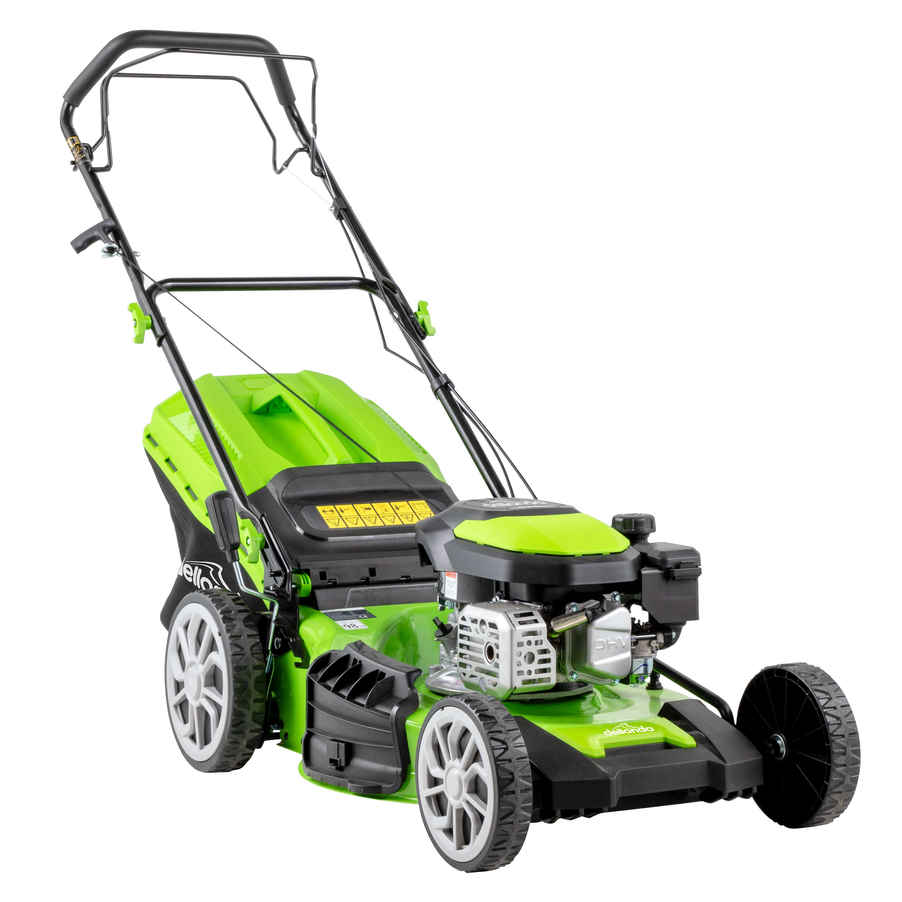 170cc 20"/51cm Self-Propelled Petrol Lawnmower, 4-Stroke - DG102