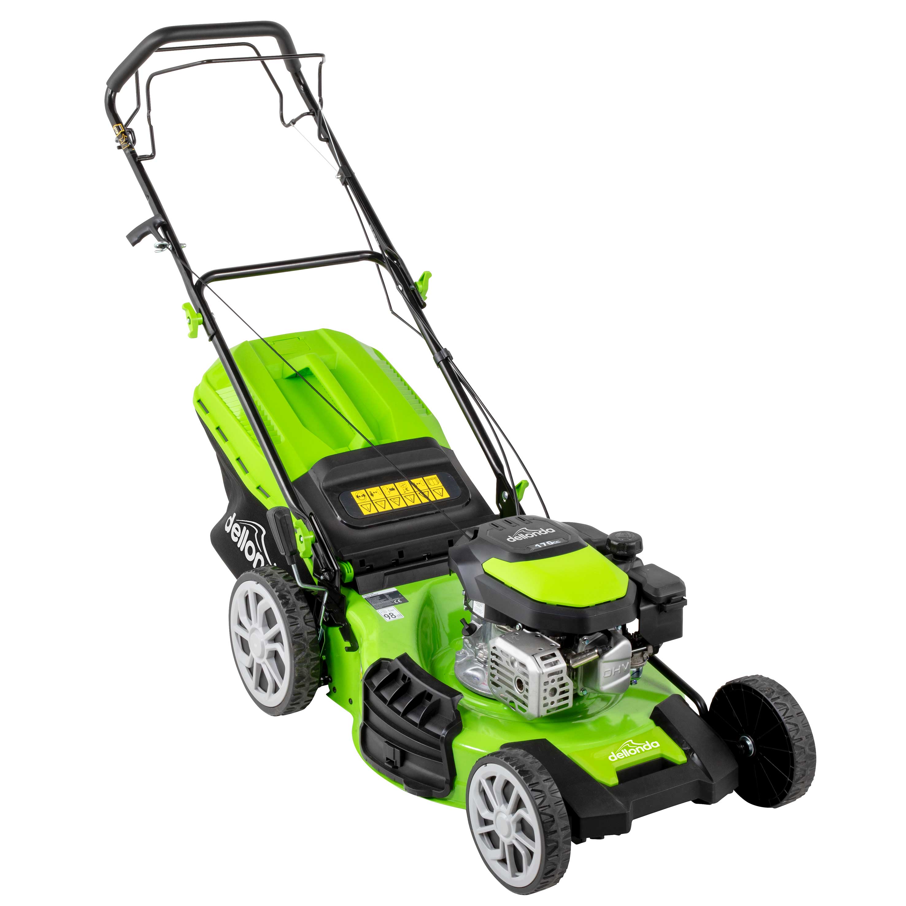 170cc 20"/51cm Self-Propelled Petrol Lawnmower, 4-Stroke - DG102