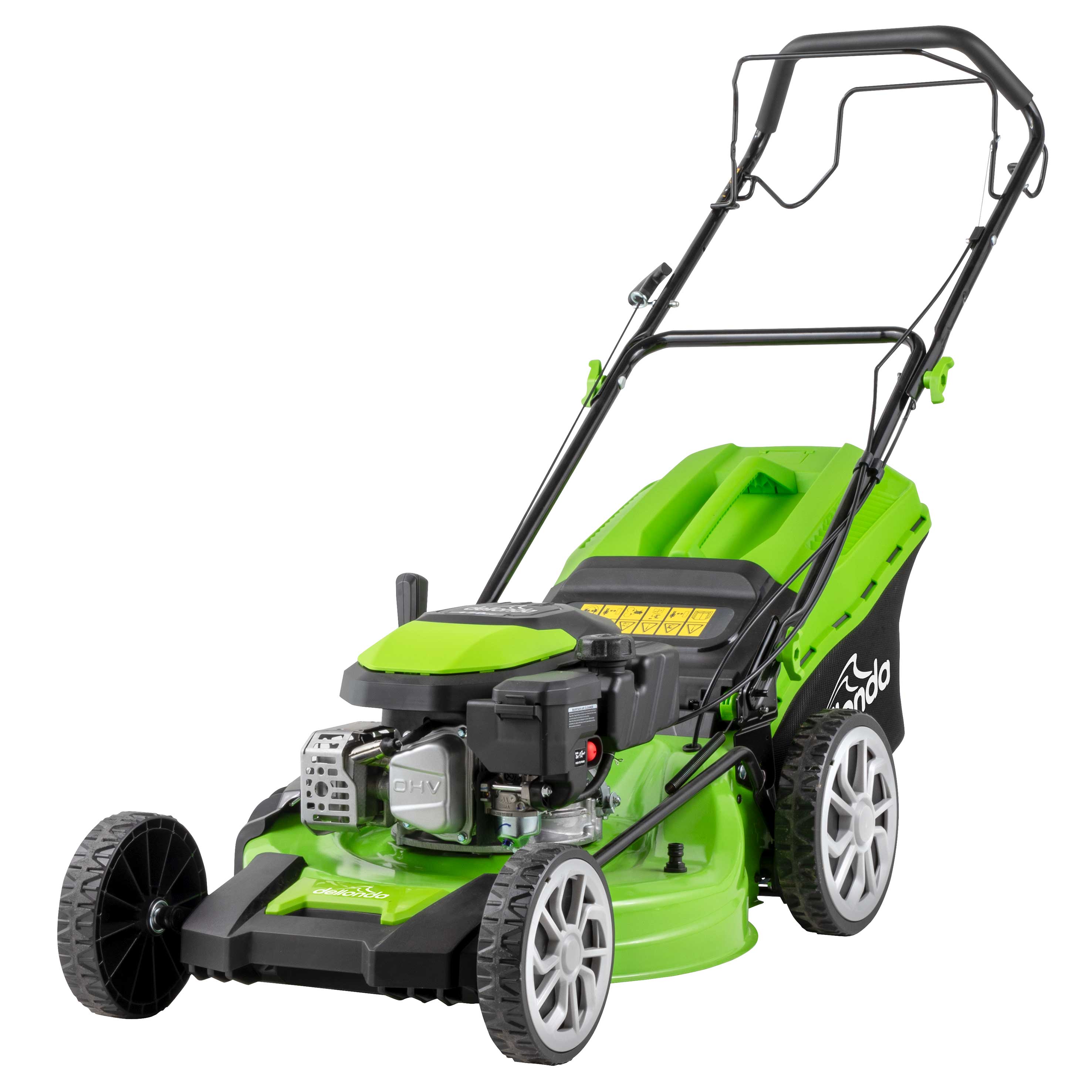 170cc 20"/51cm Self-Propelled Petrol Lawnmower, 4-Stroke - DG102