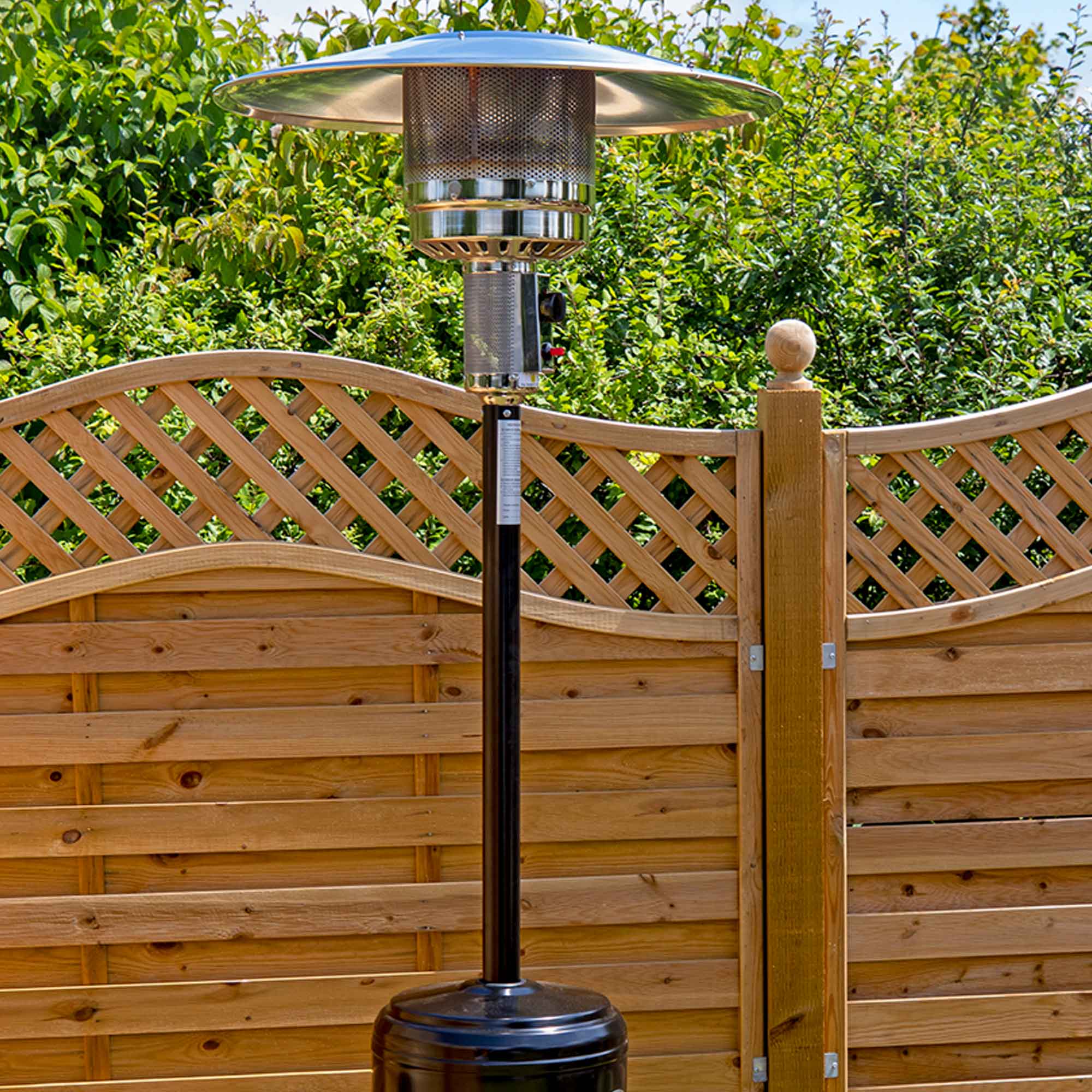 13kW Outdoor Garden Gas Patio Heater, Black - DG1