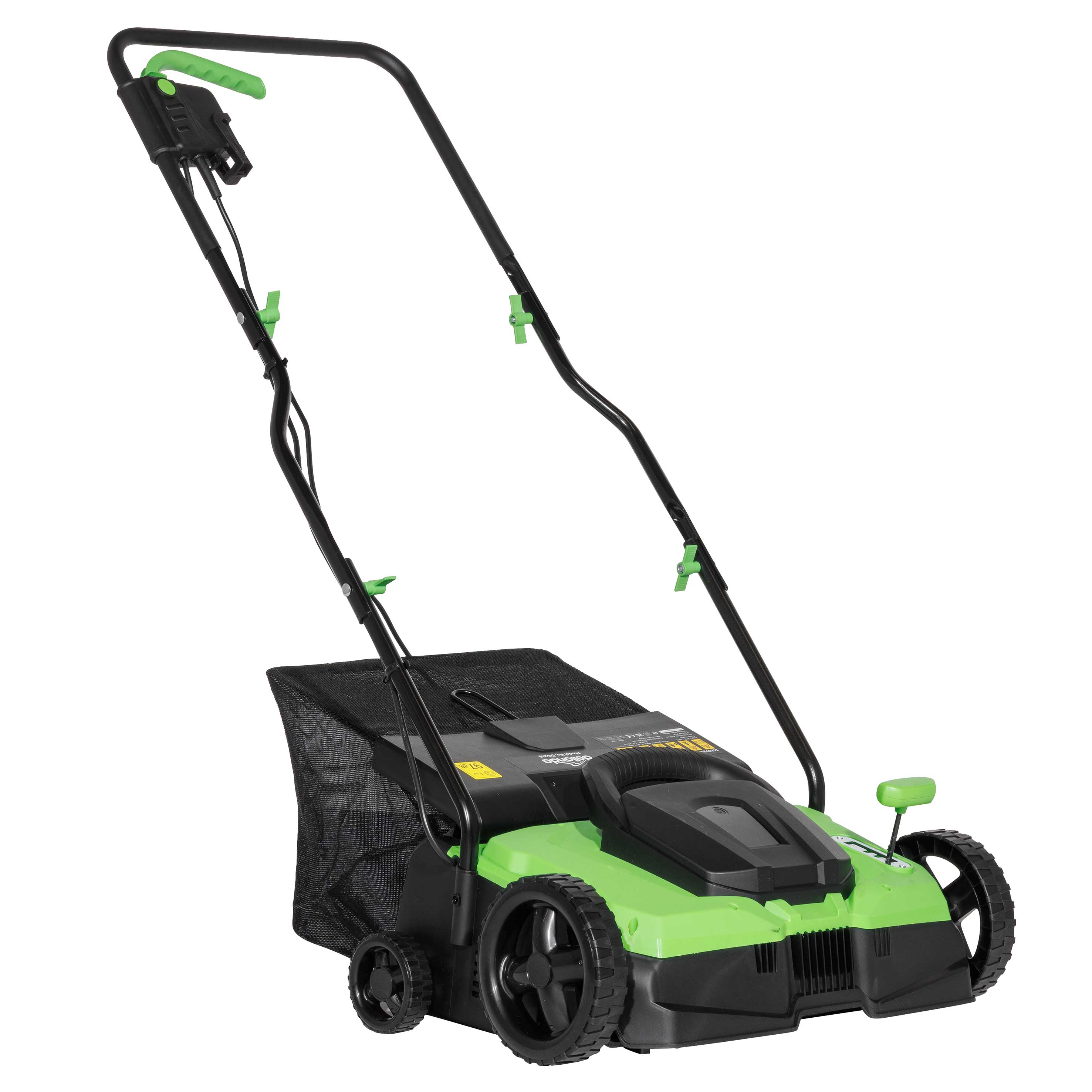 1500W Electric 2-in-1 Scarifier, 5-Heights, 36cm Cutting Width, 10m Cable - DG216