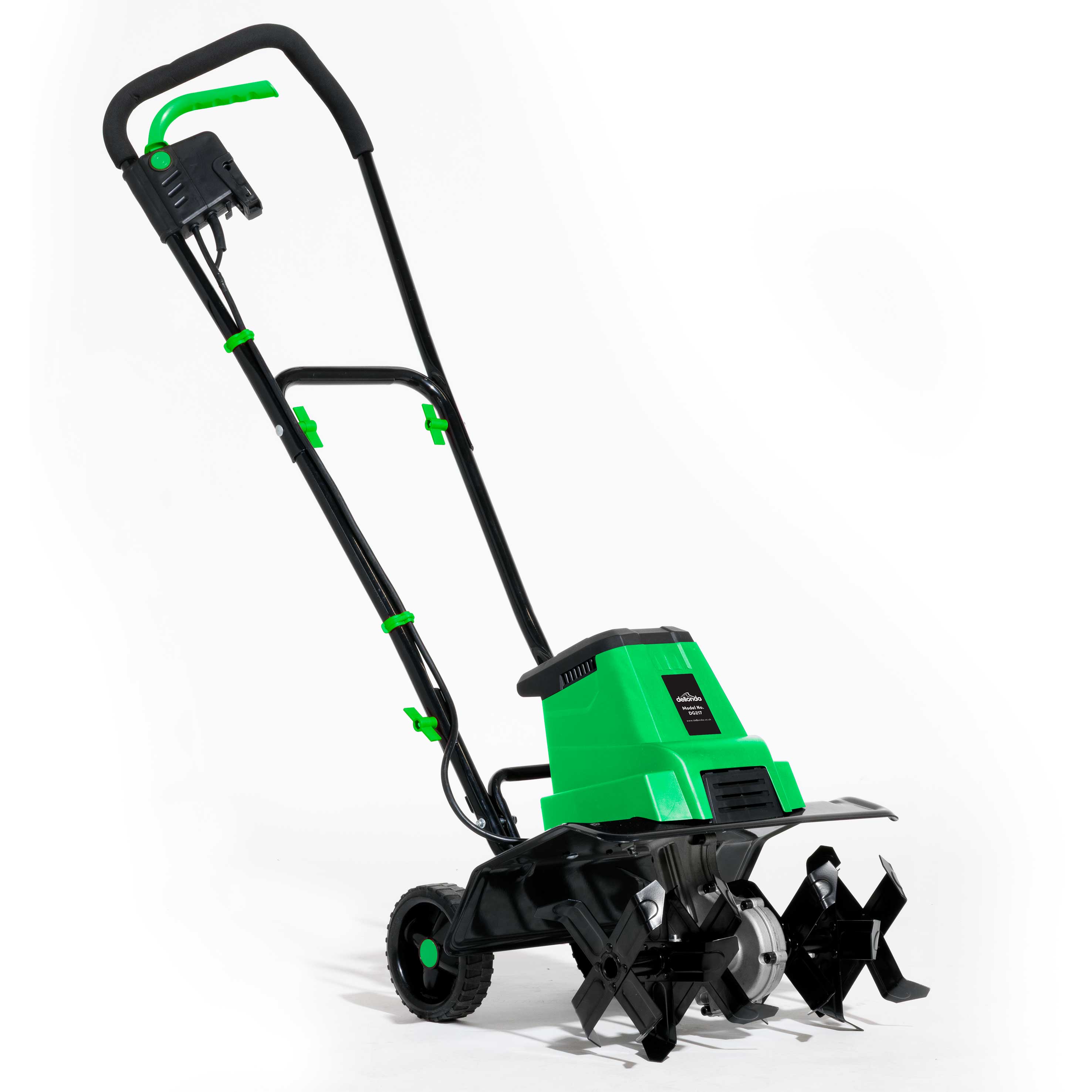 1500W Electric Tiller/Cultivator, 40cm Working Width, 6 Blades, 10m Cable - DG217