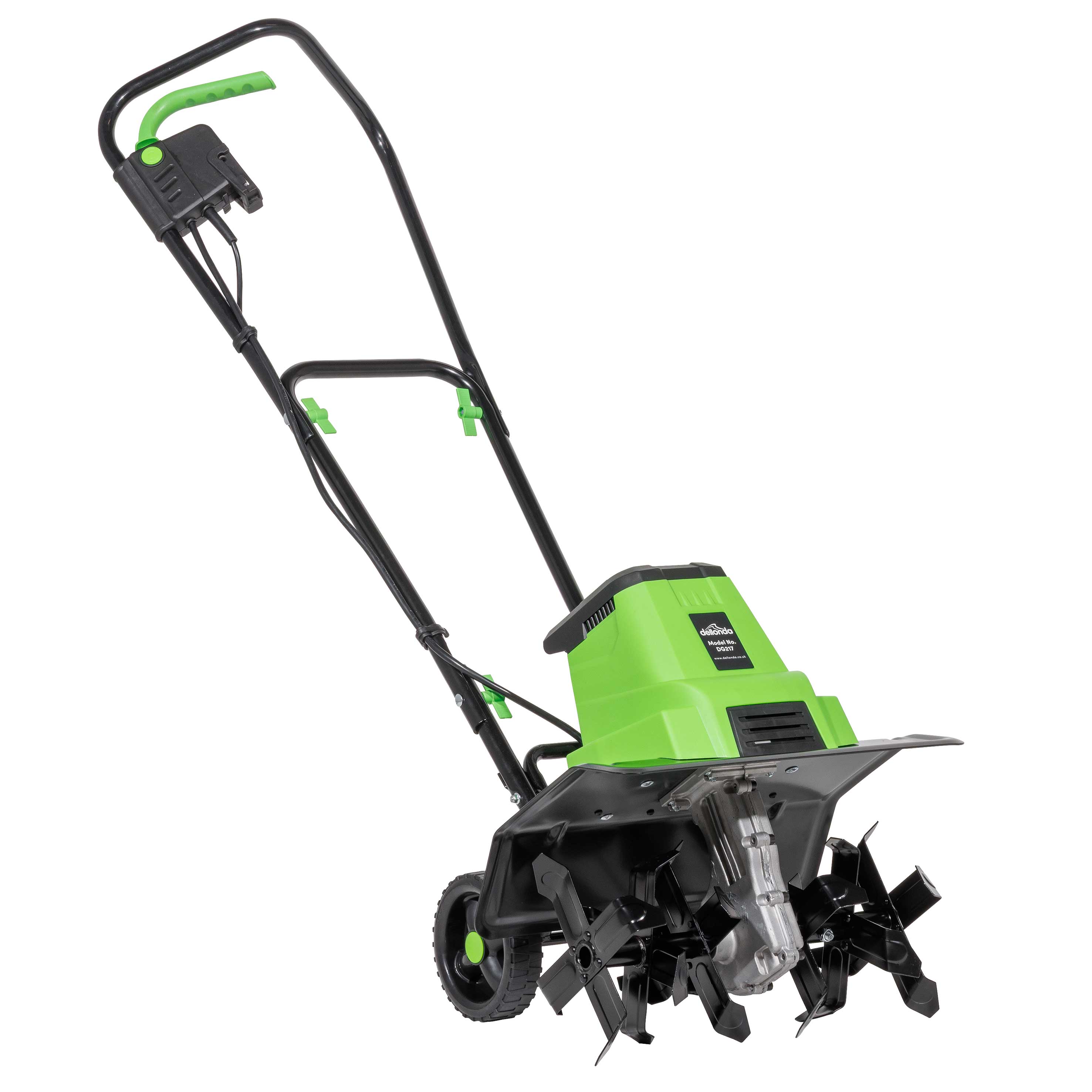 1500W Electric Tiller/Cultivator, 40cm Working Width, 6 Blades, 10m Cable - DG217