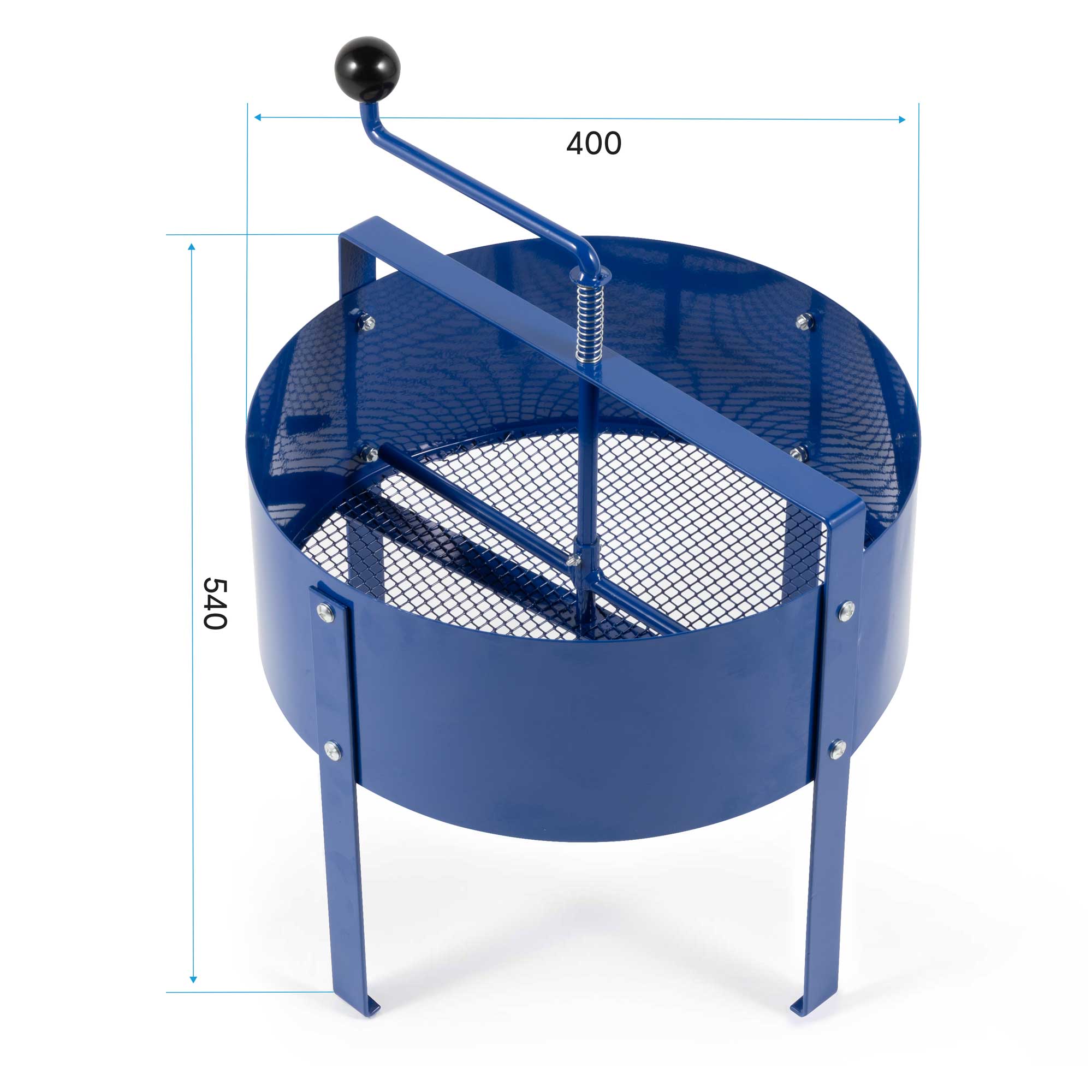 Dellonda Large Rotary Garden Sieve Blue Steel - DG261