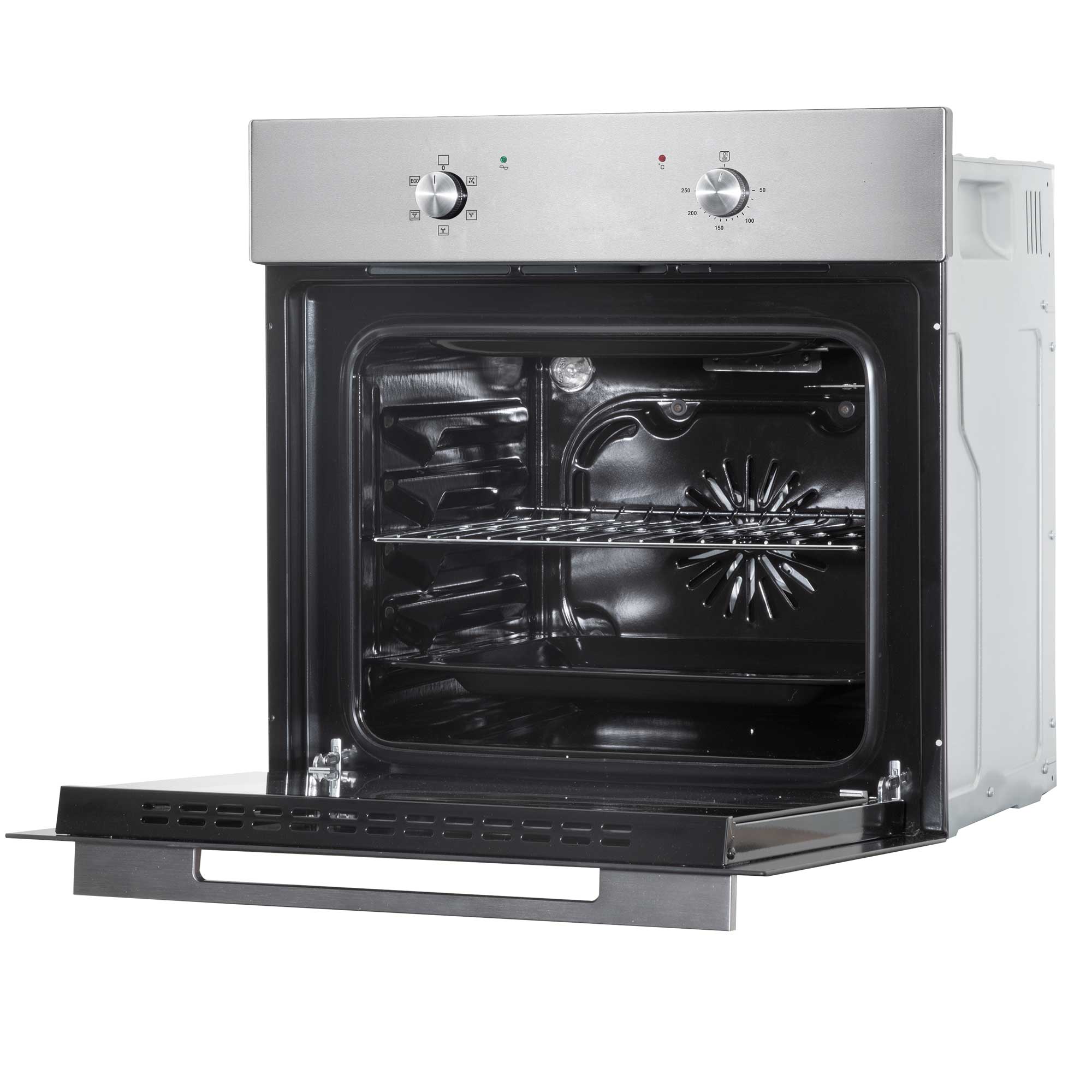 Baridi 60cm 4 Function Fan Assisted Oven & 60cm Warming Drawer Bundle, Stainless Steel- DH233