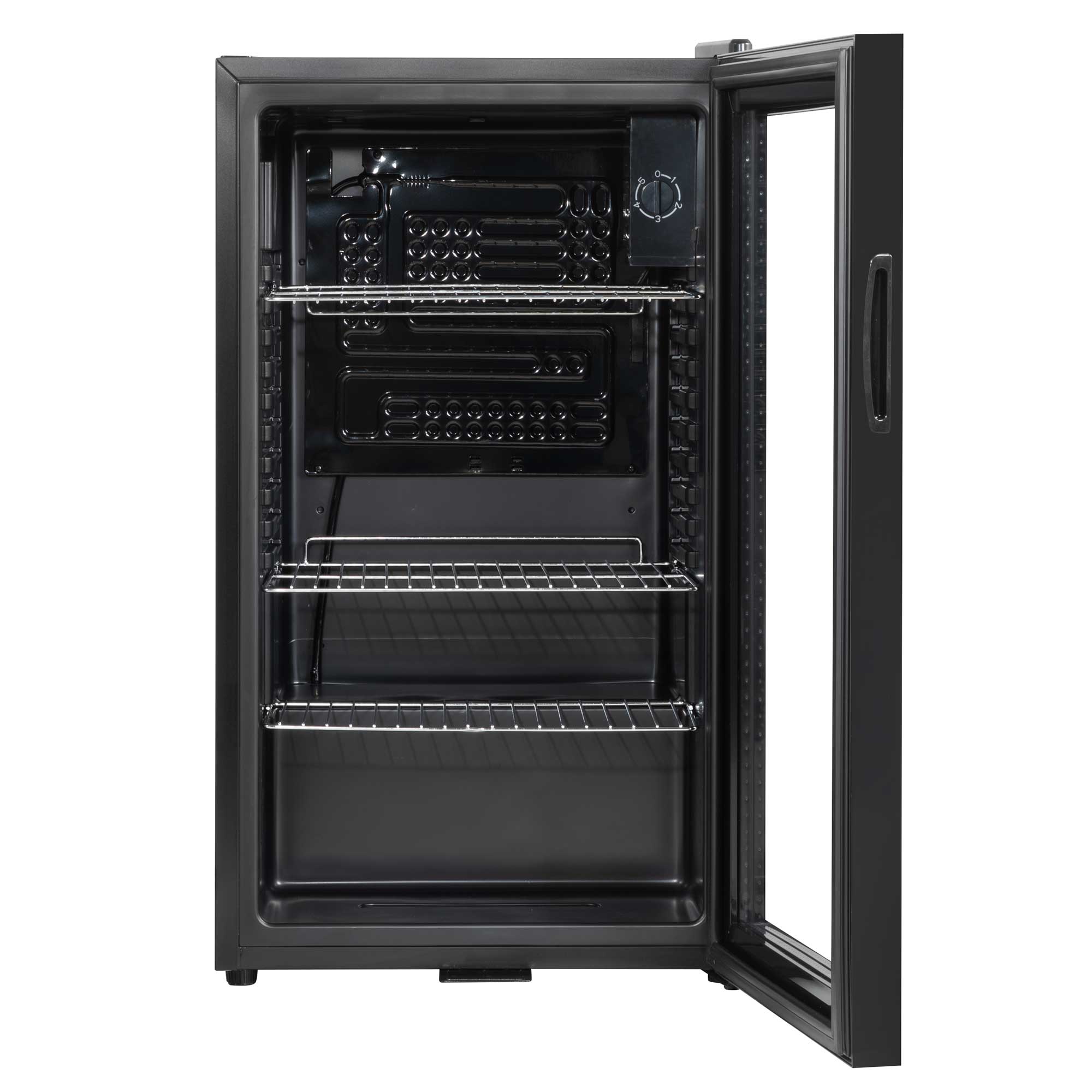 Baridi 85L Under Counter Drinks/Beer & Wine Cooler Fridge with Light - Black - DH13