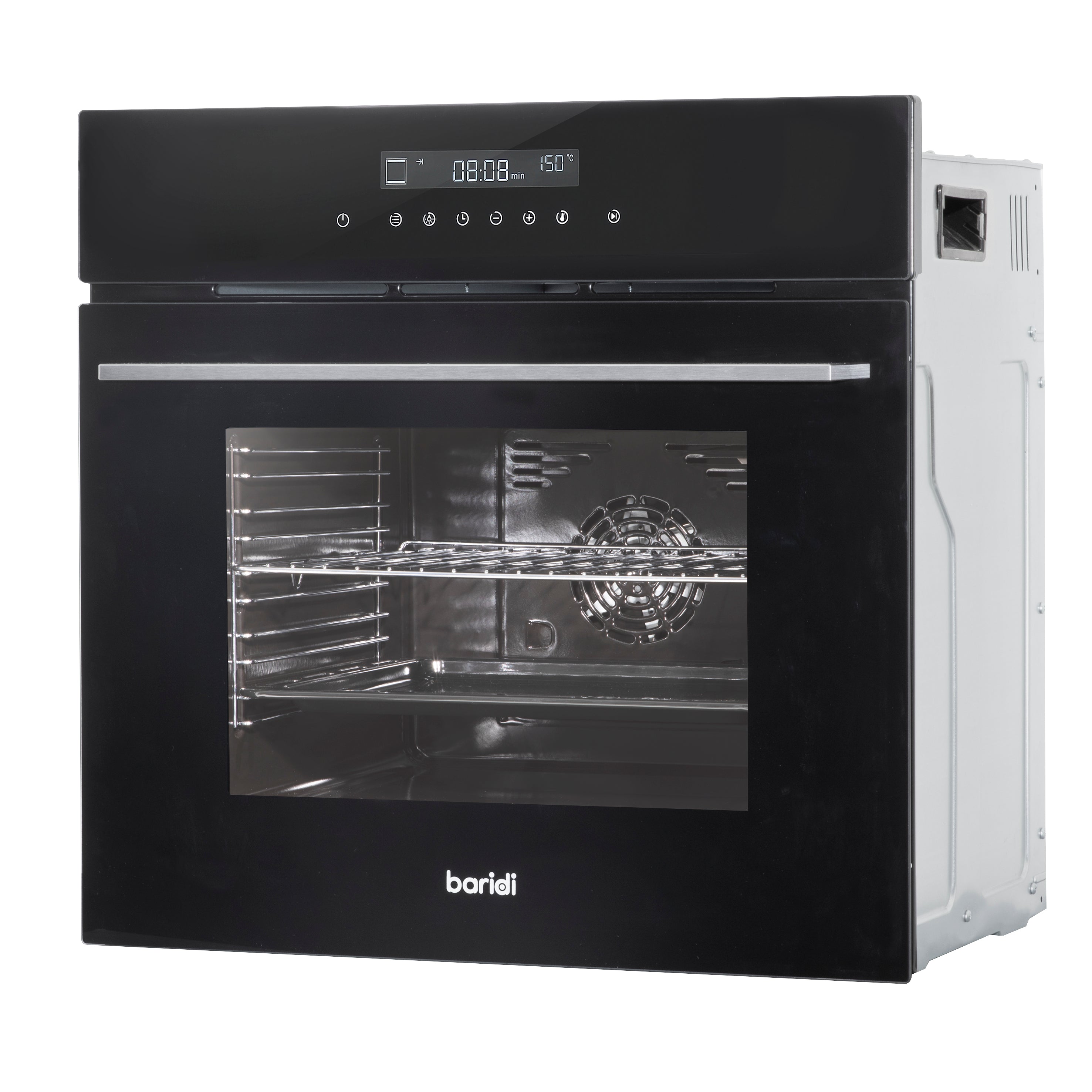 Baridi 60cm Built-In 10 Function Fan Assisted, Electric Oven, Touchscreen, 72L Capacity - DH199