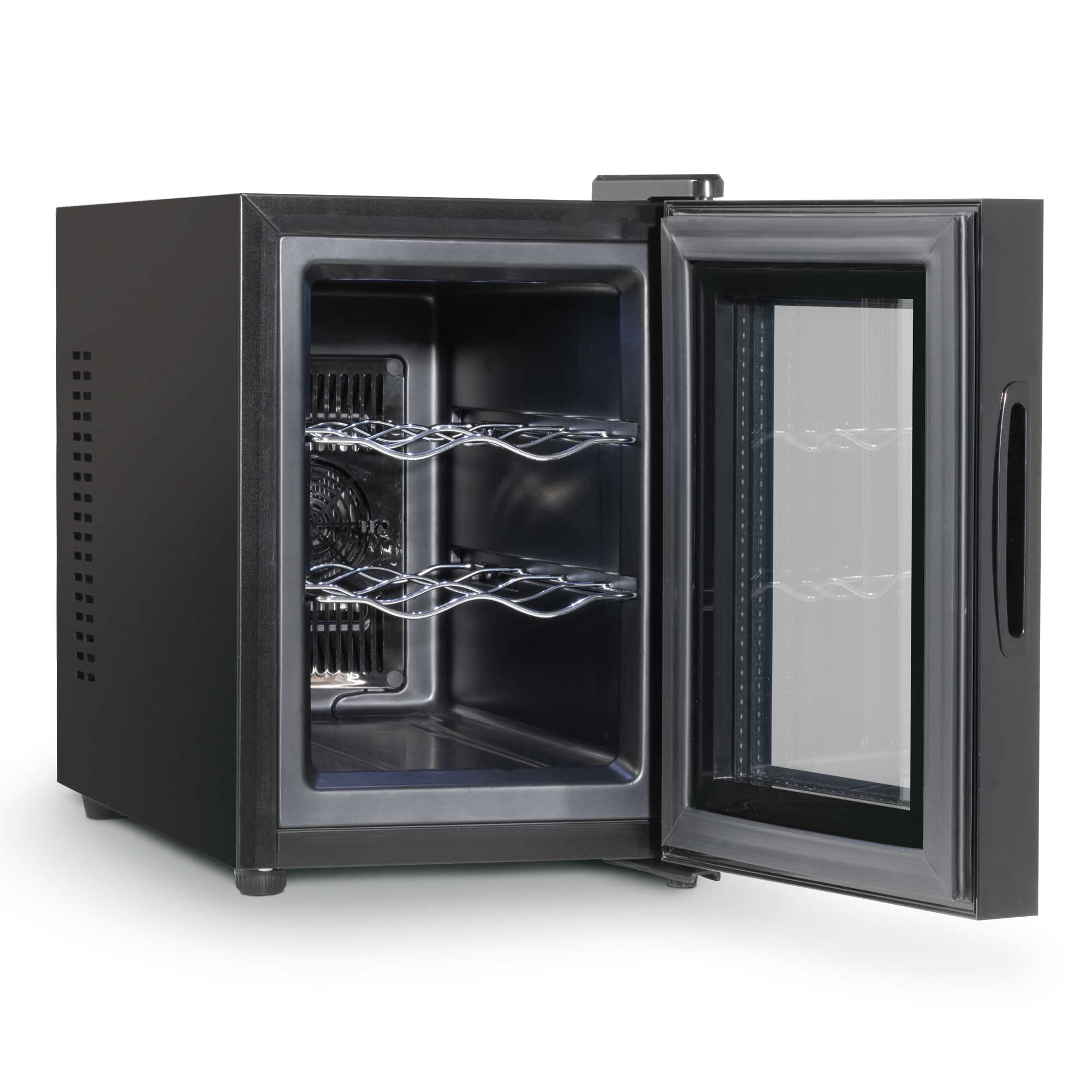 Baridi 6 Bottle Wine Cooler, Thermoelectric, 5-18°C, Touch Controls, Table Top - DH217