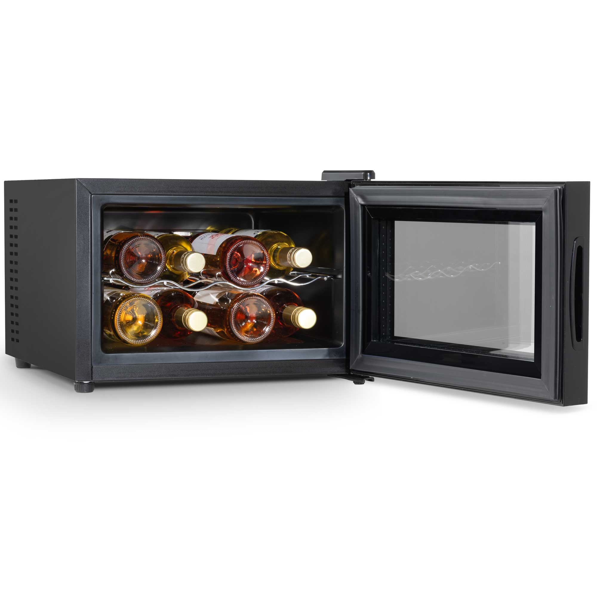 Baridi 8 Bottle Wine Cooler, Thermoelectric, 5-18°C, Touch Control, Table Top - DH218