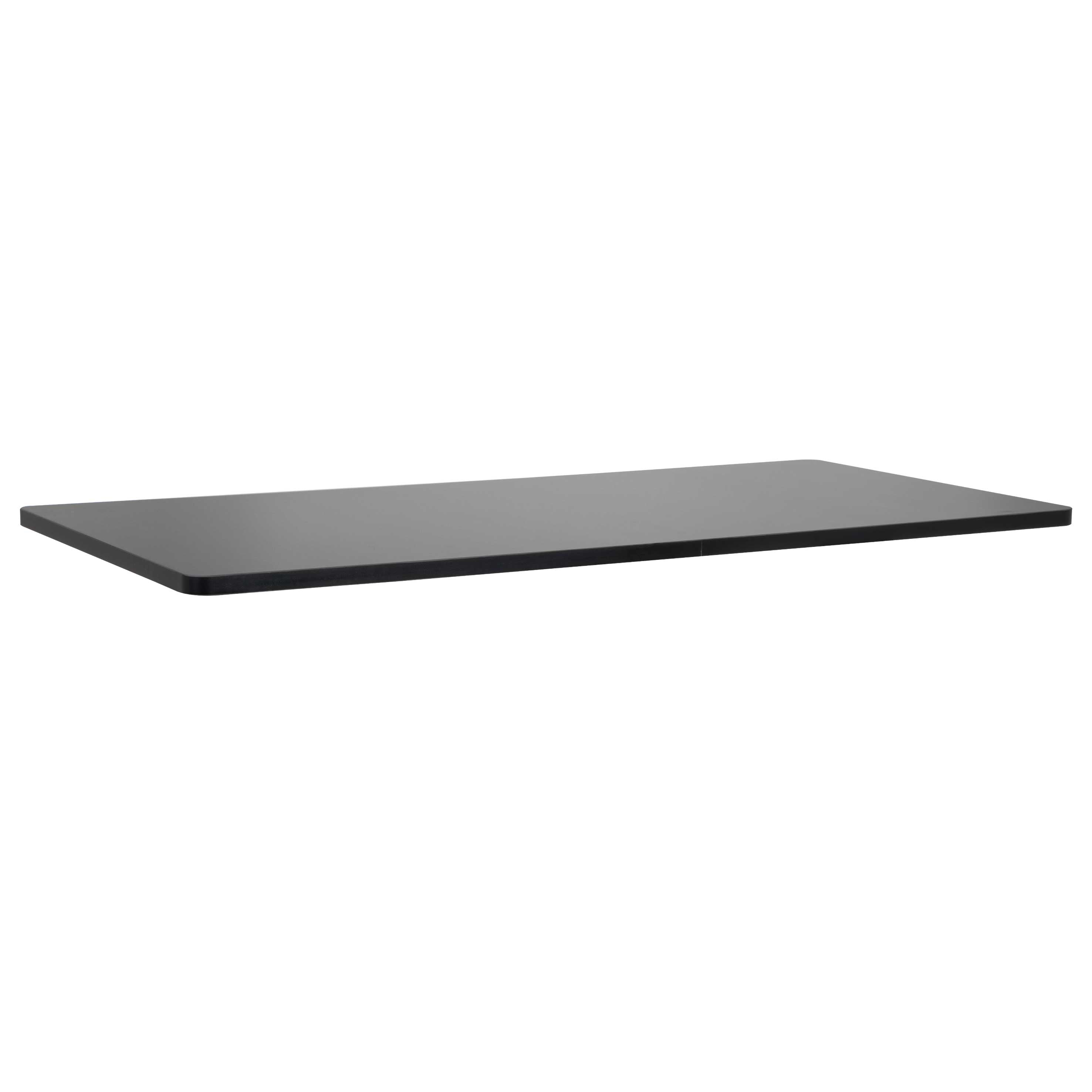 Black Rectangular Desktop, 1400 x 700mm, 1" Thickness - DH21