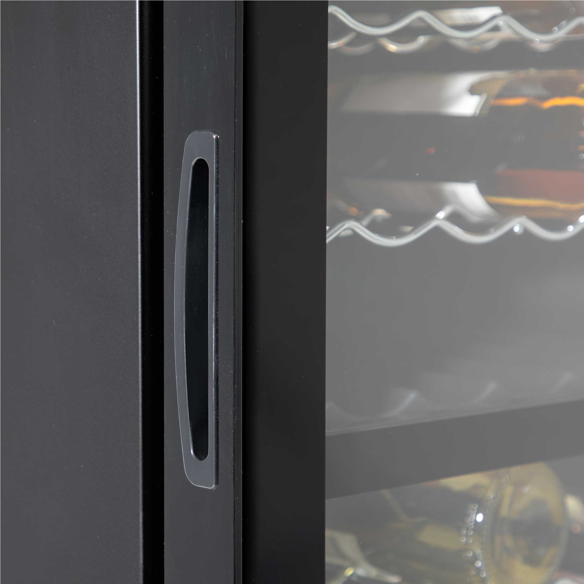 Baridi 52 Bottle Dual Zone Wine Cooler, Fridge, Touch Controls, LED - Black - DH236