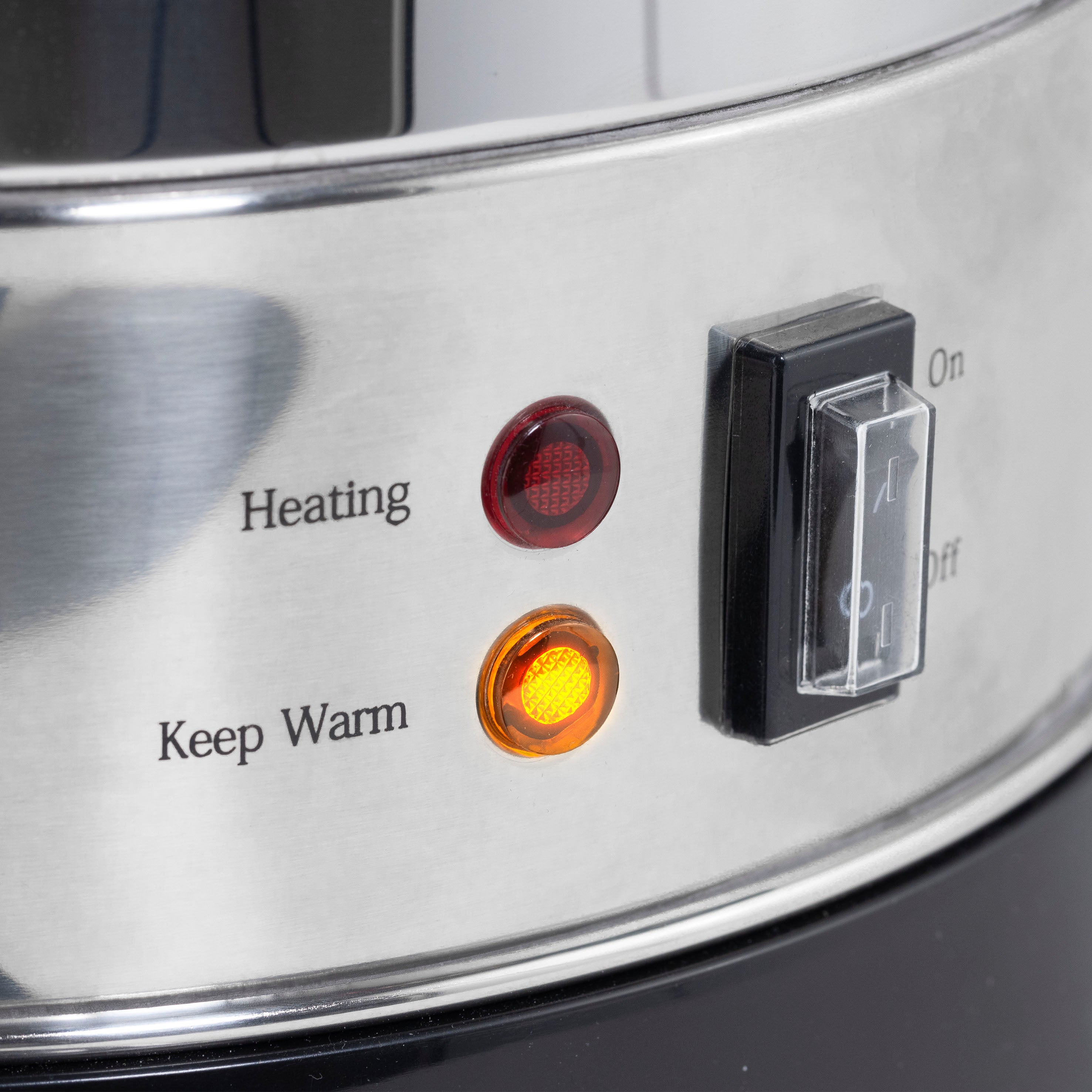 Baridi 20L Hot Water Boiler, Tea Urn with Drip Tray, Keep Warm Function - Stainless Steel - DH270