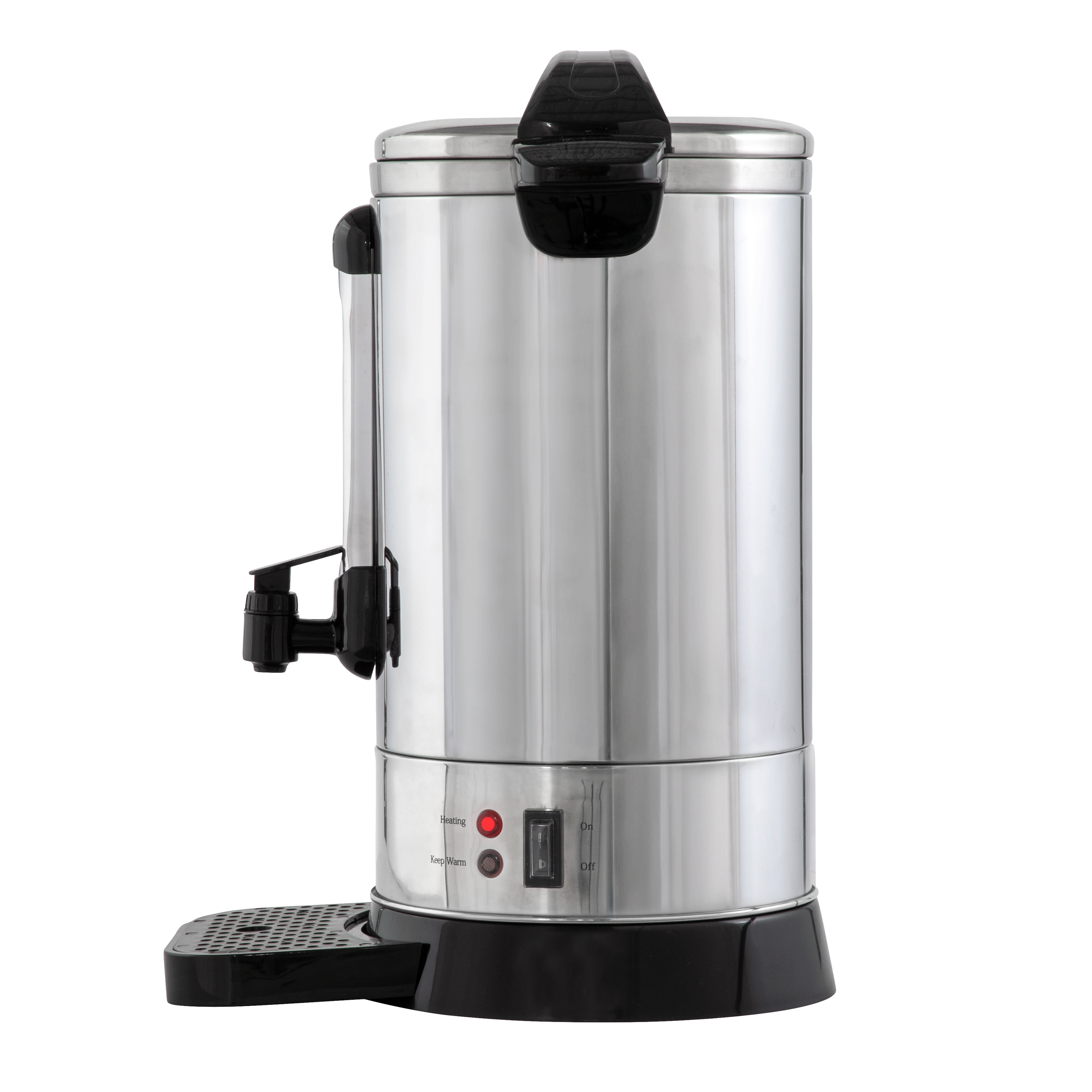 Baridi 20L Hot Water Boiler, Tea Urn with Drip Tray, Keep Warm Function - Stainless Steel - DH270