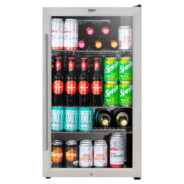 Baridi 85L Under Counter Drinks, Beer & Wine Cooler Fridge with Light ...