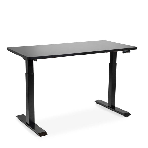 Black adjustable standing deals desk