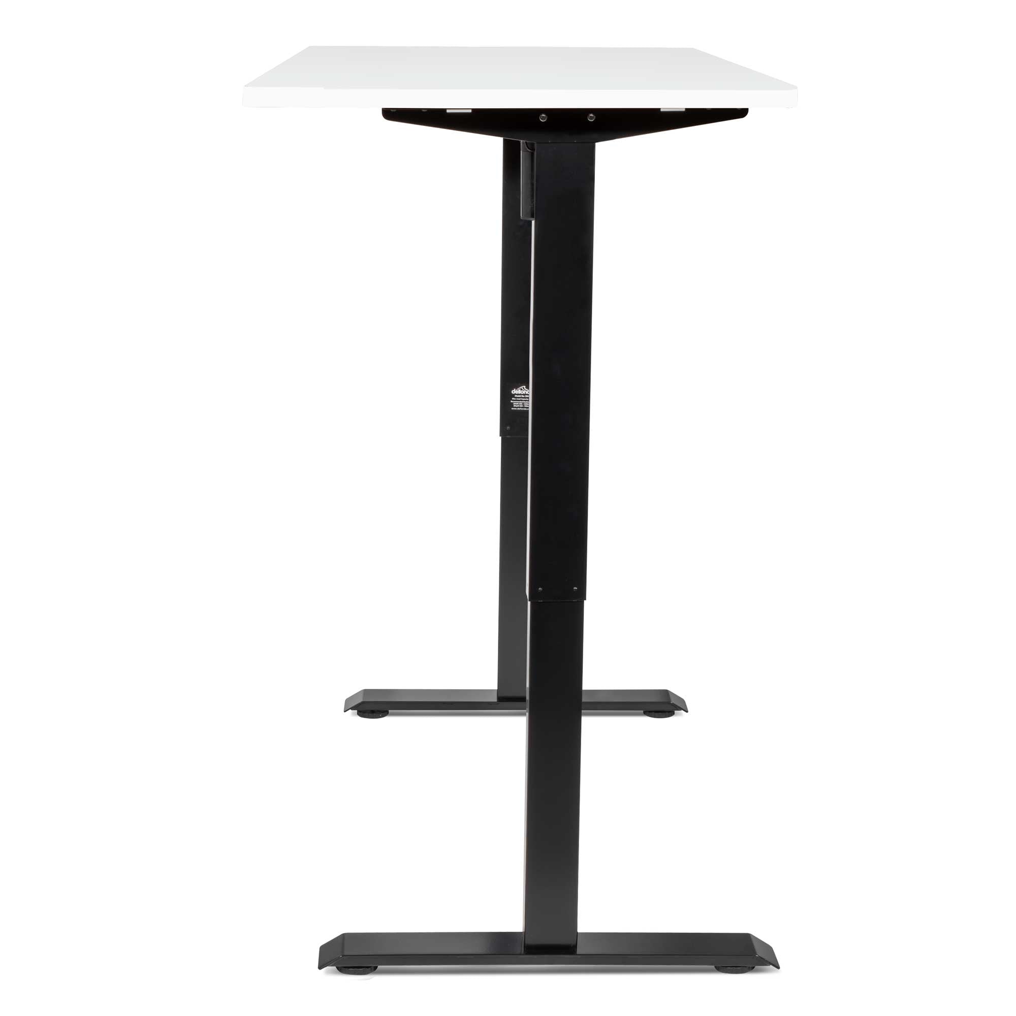 White Electric Height Adjustable Standing Desk, Quiet, Home Office, 1400x700mm - DH36