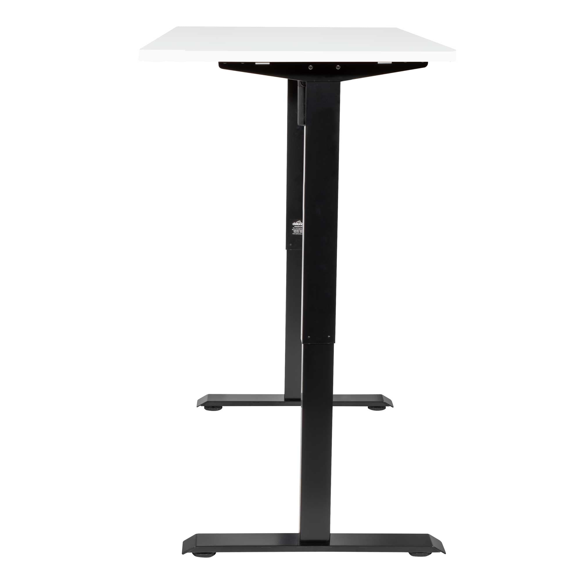 White Electric Height Adjustable Standing Desk with Memory, Quiet, 1400x700mm - DH244