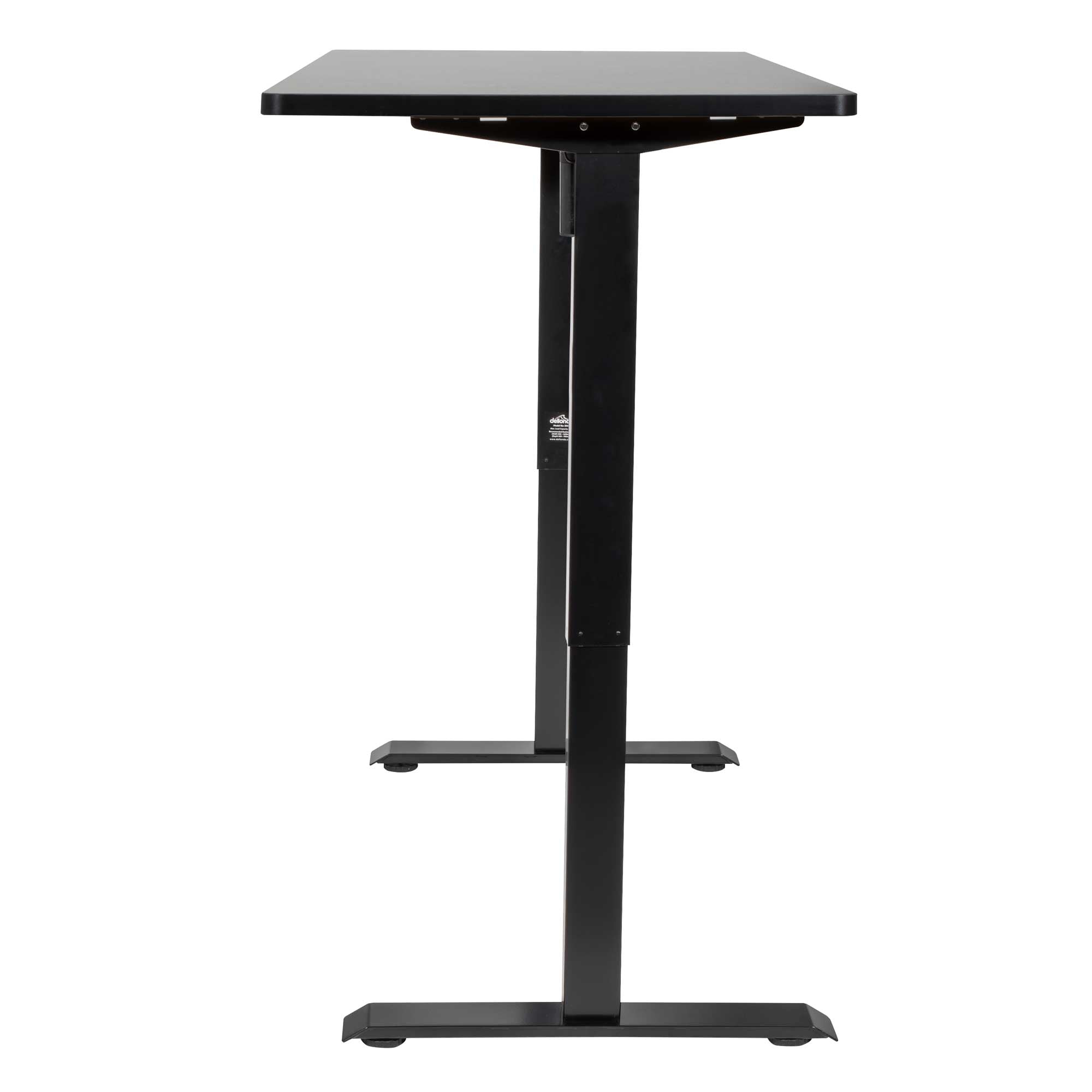 Black Electric Height Adjustable Standing Desk with Memory, Quiet, 1400x700mm - DH245