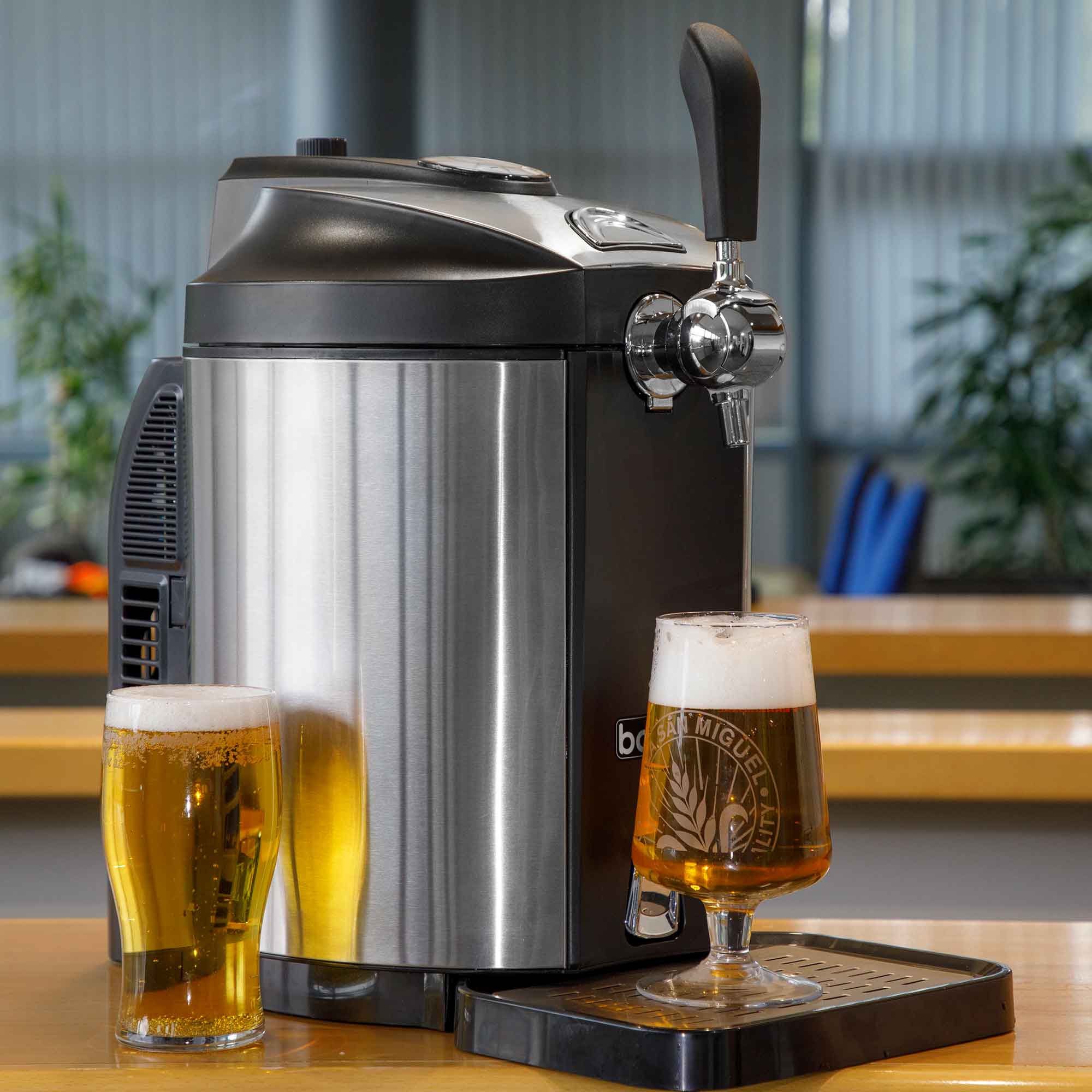 Baridi 5L Beer Keg Dispenser Tap with Integrated Cooling - DH49