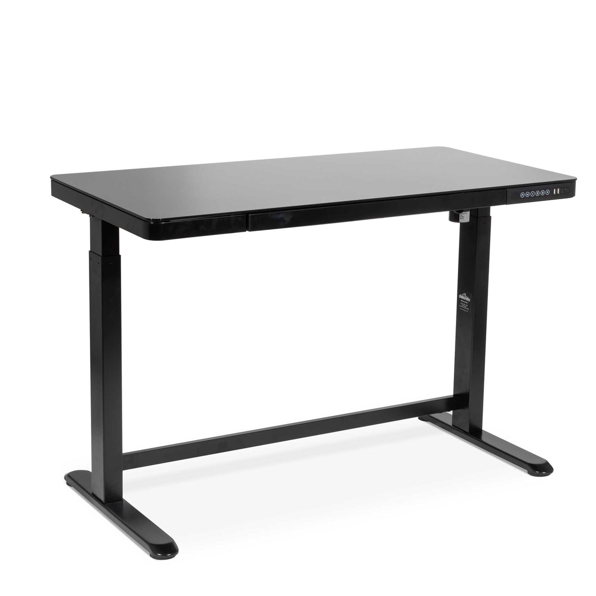 Black standing deals desk