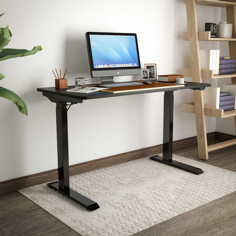 Height Adjustable Sit & Stand Desk, Electric Standing, Black, 1200 x 6 ...