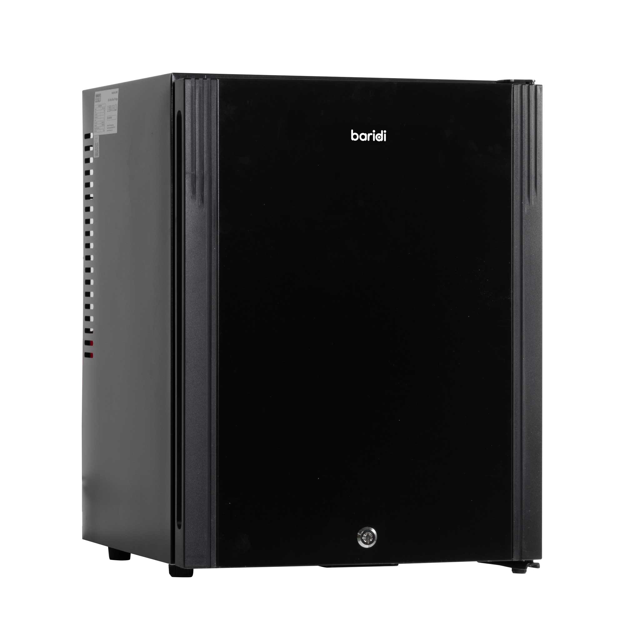 Baridi 35L Ultra Quiet Drinks & Wine Mini Cooler Fridge with LED Light, Black - DH58