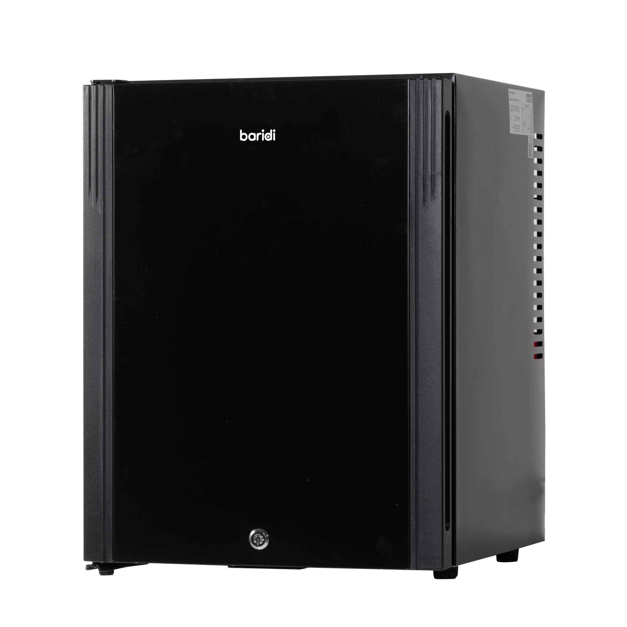 Baridi 35L Ultra Quiet Drinks & Wine Mini Cooler Fridge with LED Light, Black - DH58