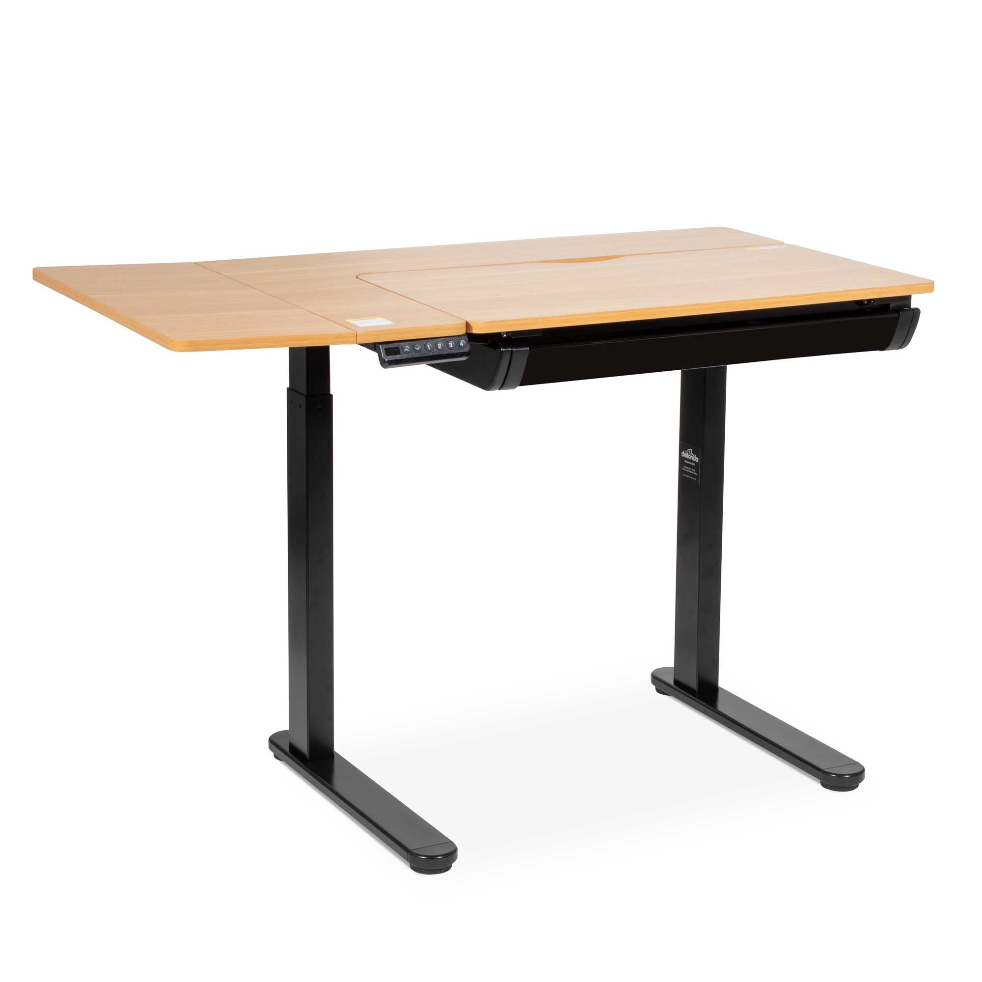 Electric Standing Drafting Desk, Drawing Sit/Stand Table with 0°-40° Tilt & Drawer - DH71