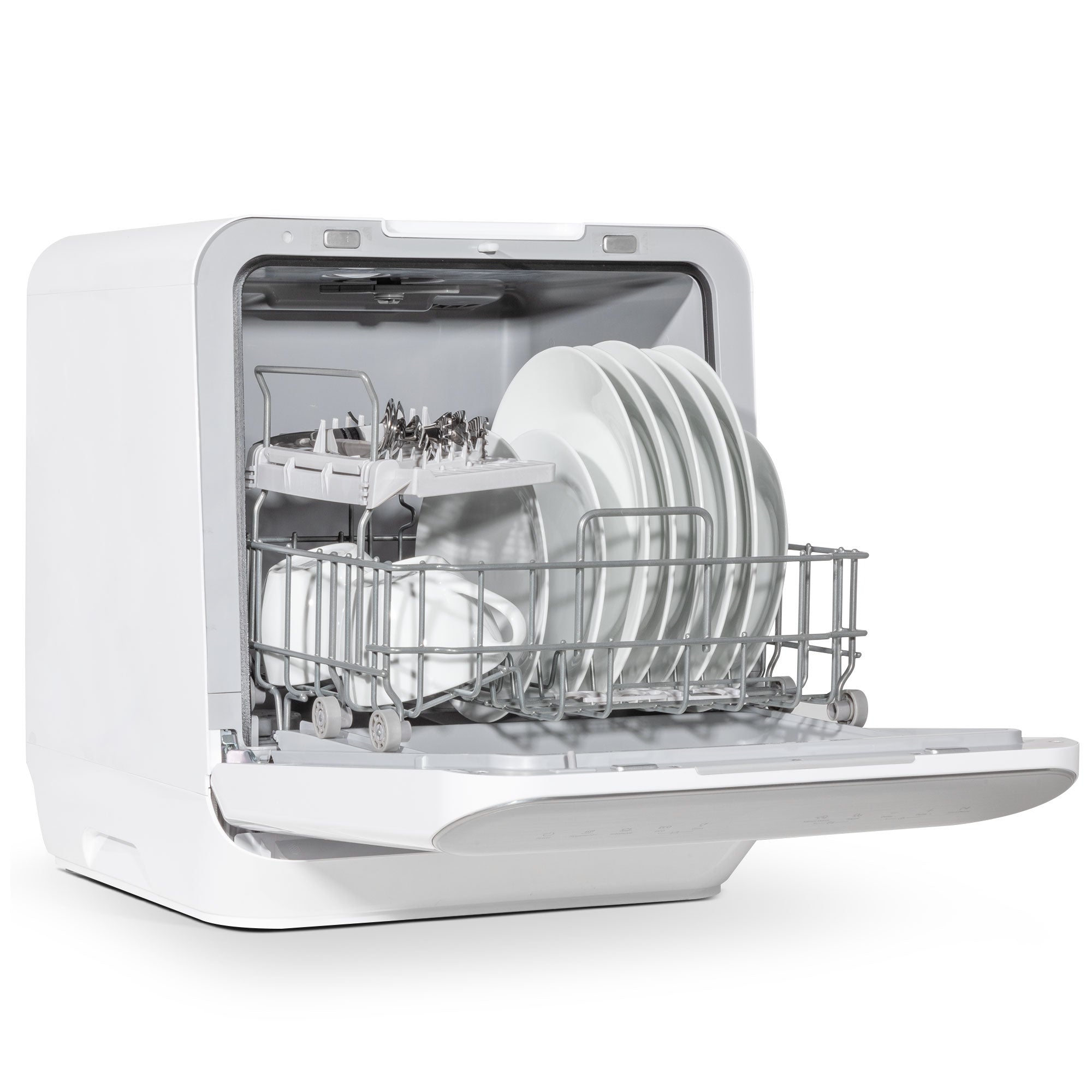 Baridi Mini Portable Tabletop 6L Dishwasher with 3 Place Settings, 7 Wash Functions - DH72