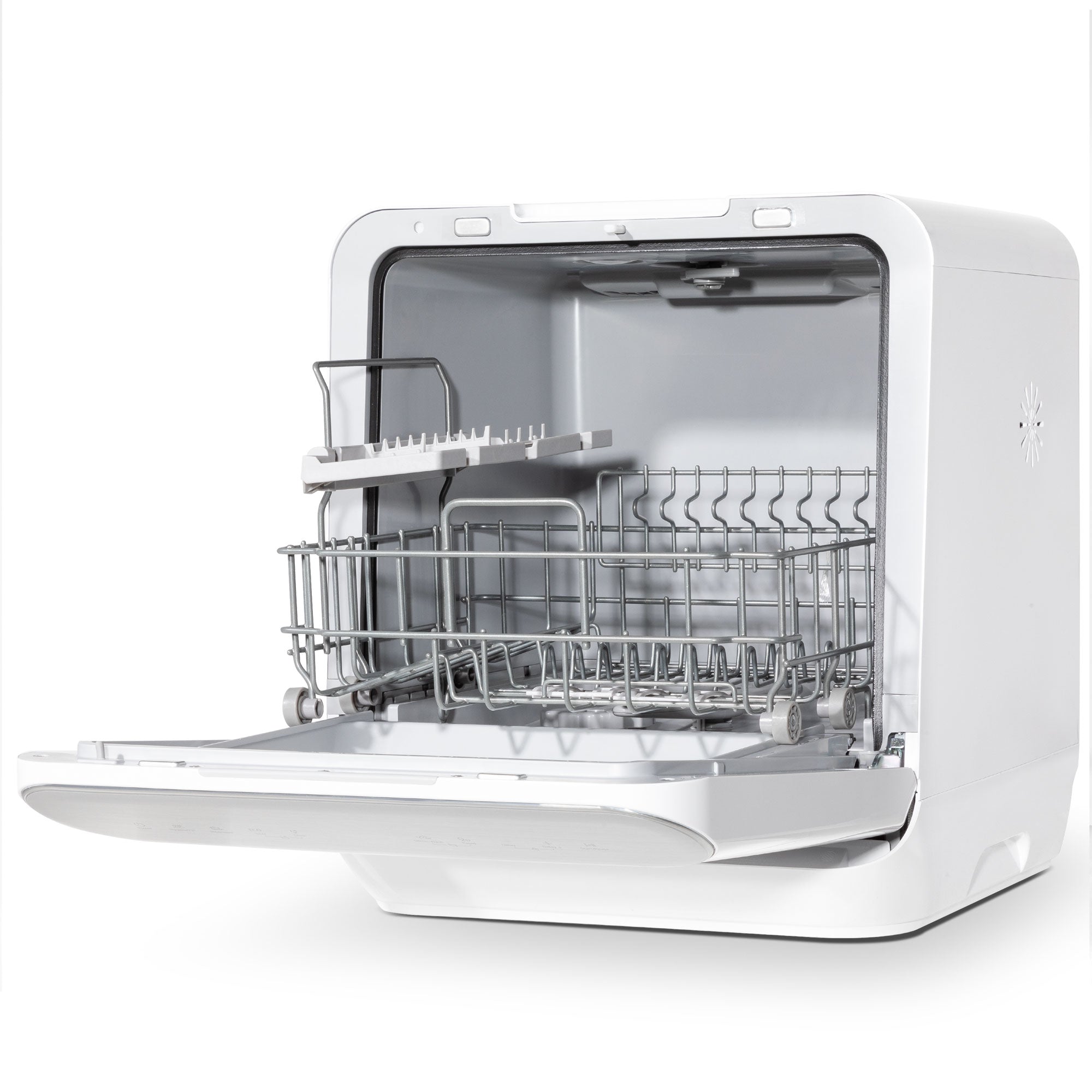 Baridi Mini Portable Tabletop 6L Dishwasher with 3 Place Settings, 7 Wash Functions - DH72