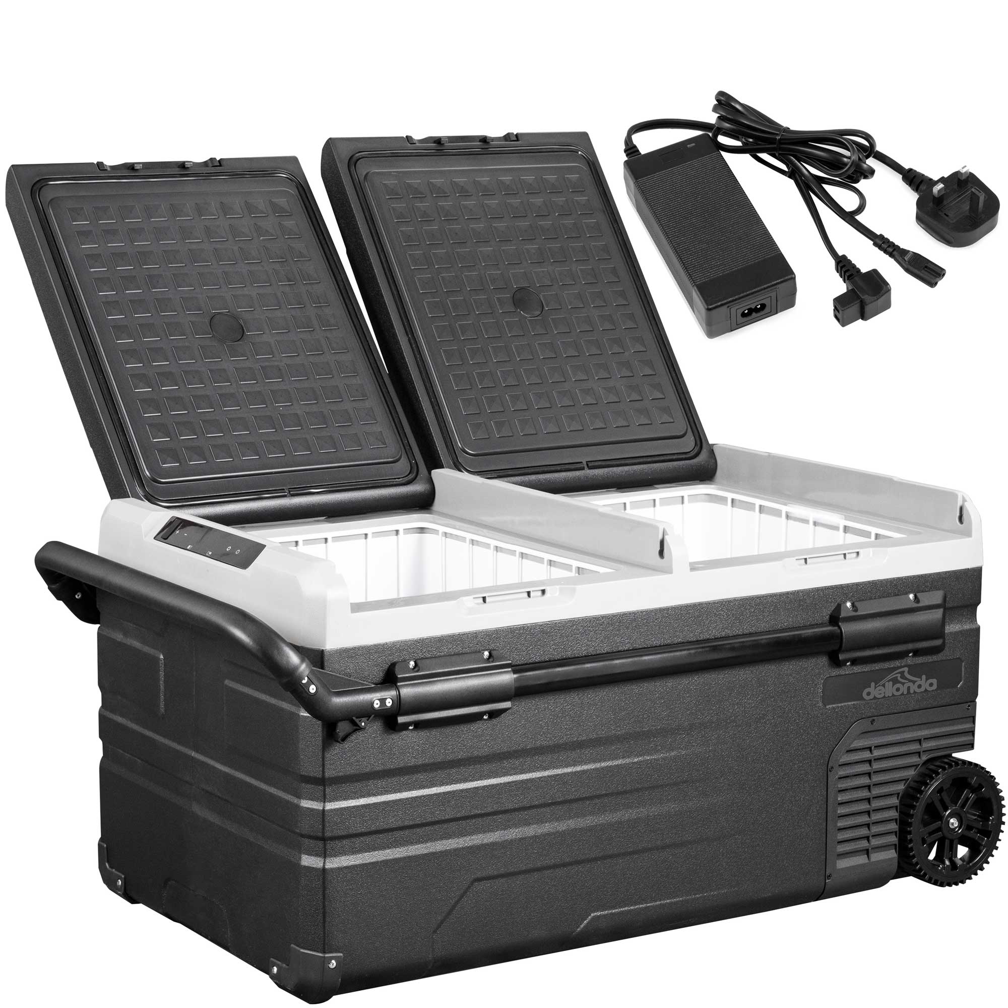 95L Portable Car Fridge, Freezer, 12/24/230V Dual Zone Compressor - DL135