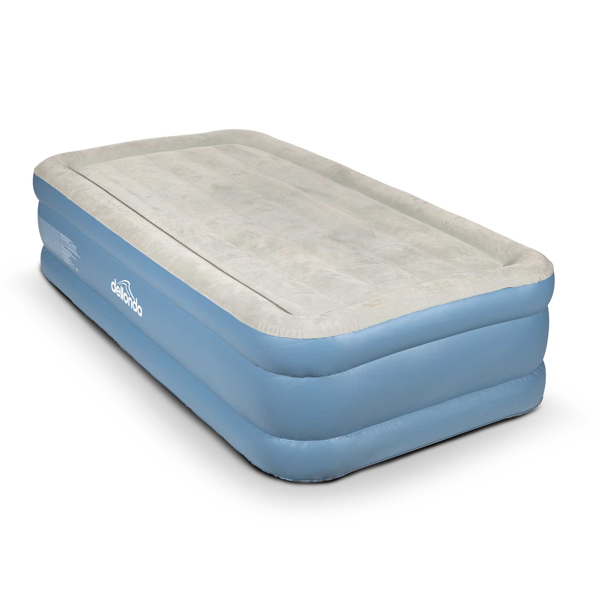 Single High-Raised Air Bed with Built-In Electric Pump & Carry Bag - DL146