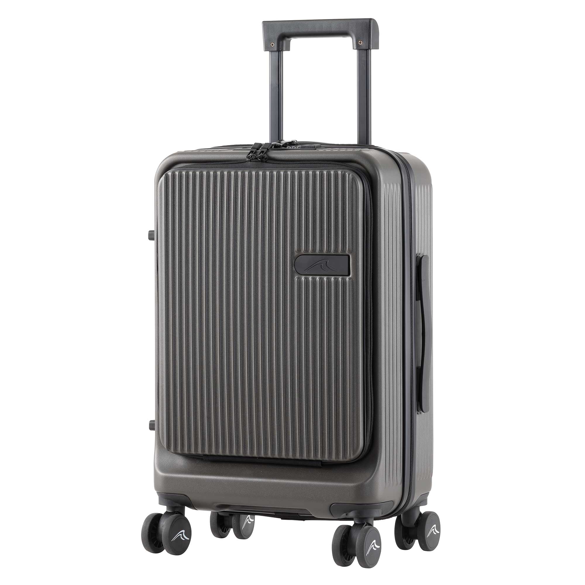 Dellonda 20" Cabin Size Luggage with Laptop Compartments, Dual TSA Lock, USB & 4 360° Wheels - DL157