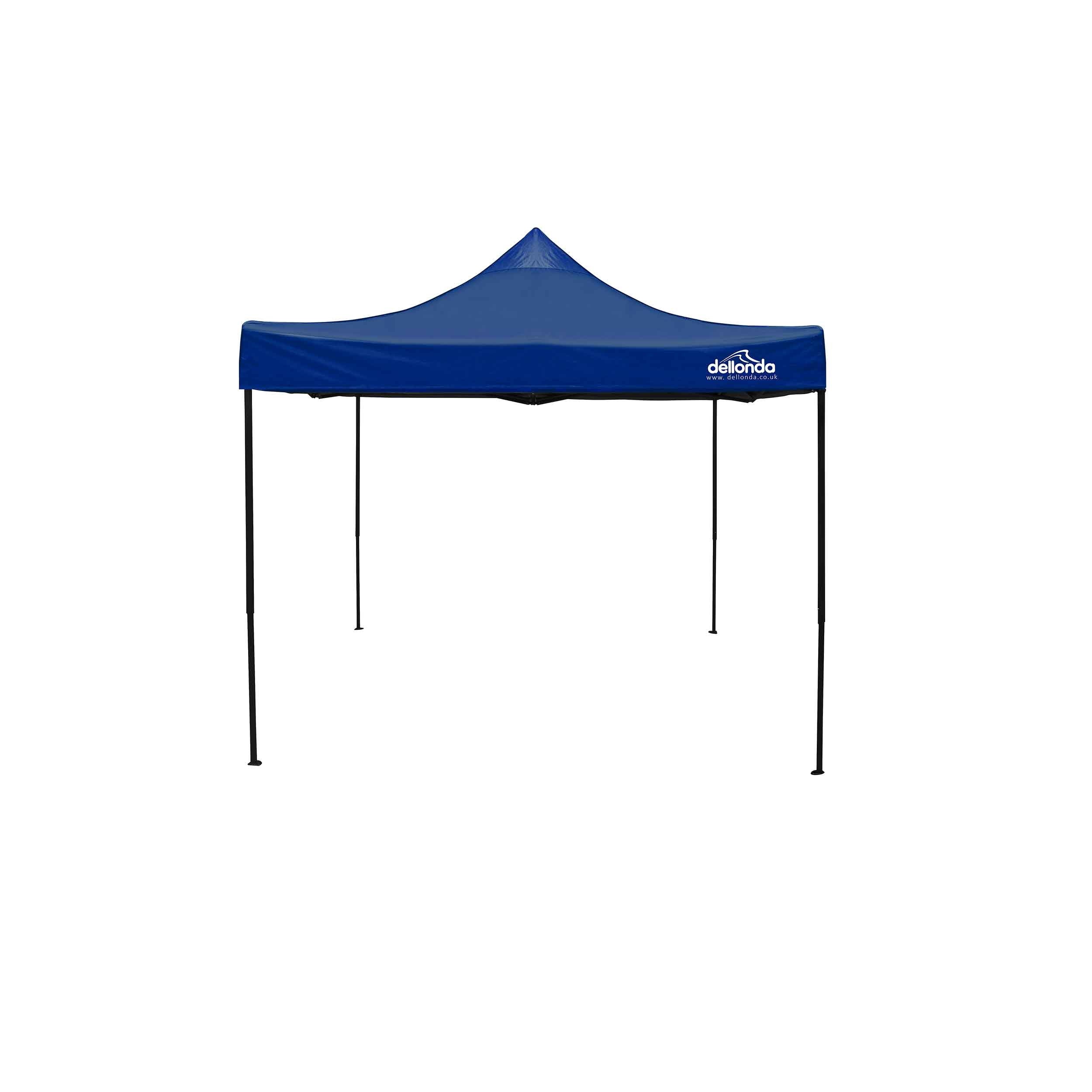 Premium 3x3m Pop-Up Gazebo, Heavy Duty, Water Resistant, Carry Bag, Stakes & Weight Bags - Blue - DG131 - Dellonda