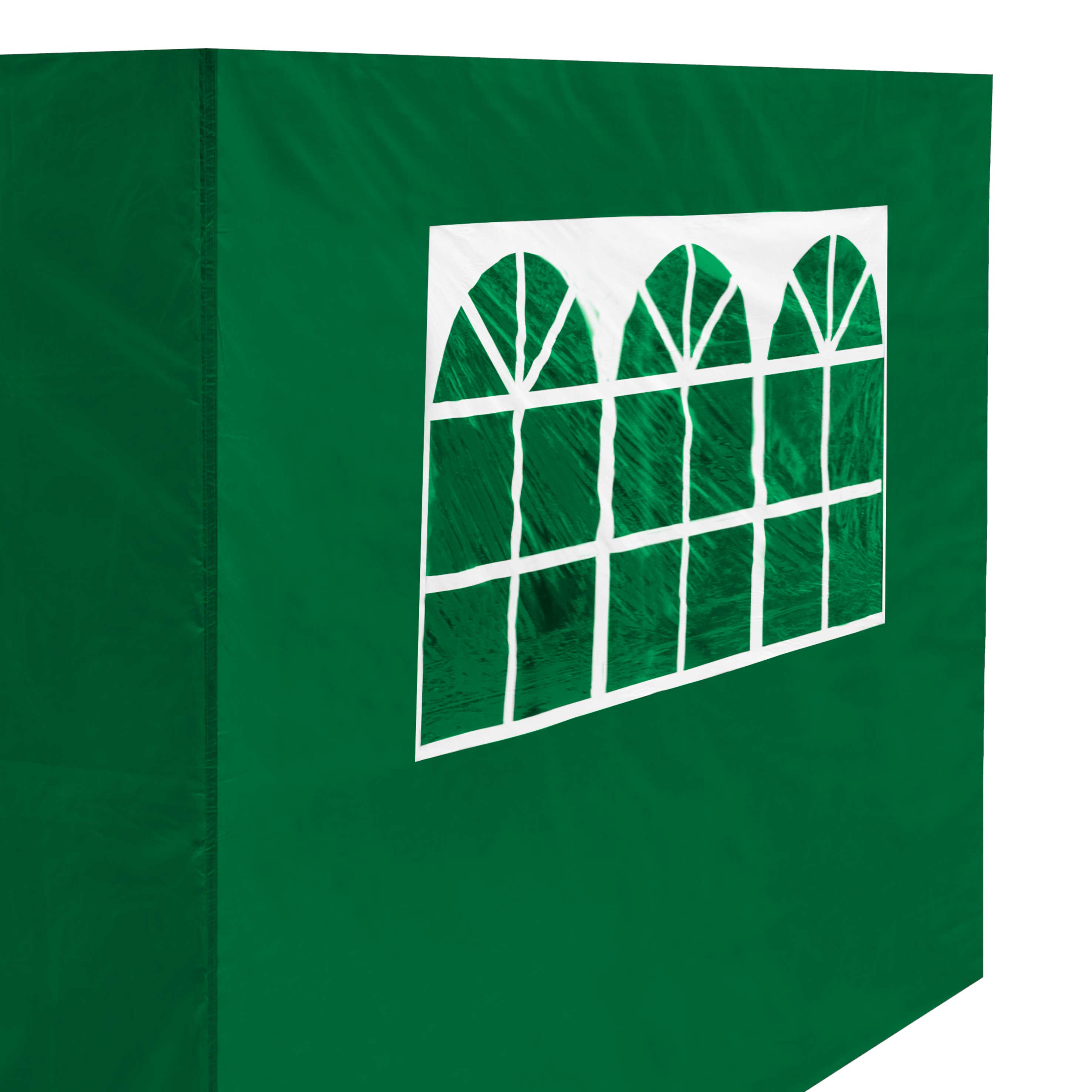 Premium Side Walls/Doors/Windows for Gazebo/Marquee , Fits 2 x 2m Models - Dark Green - DG144