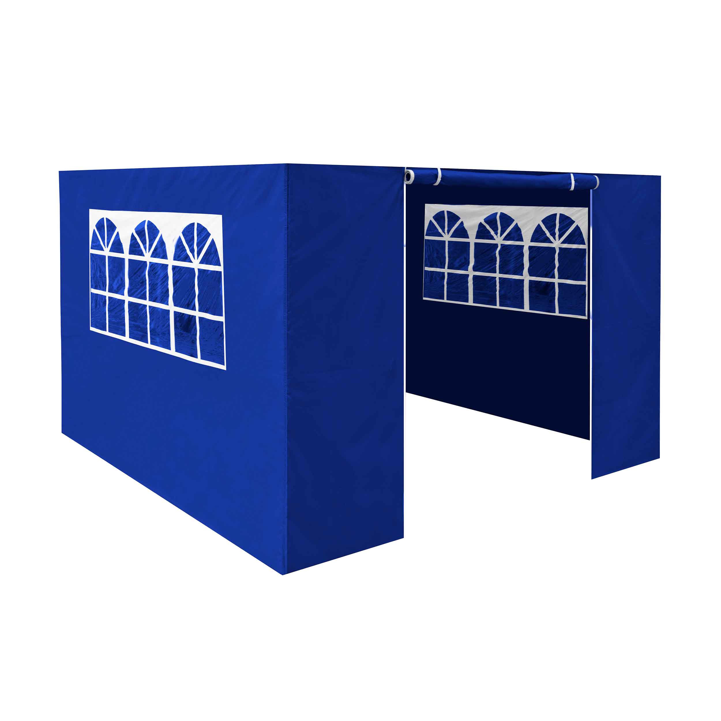 Premium Gazebo/Marquee Side Walls/Doors/Windows, Fits 3 x 3m Models - Blue - DG147 - Dellonda