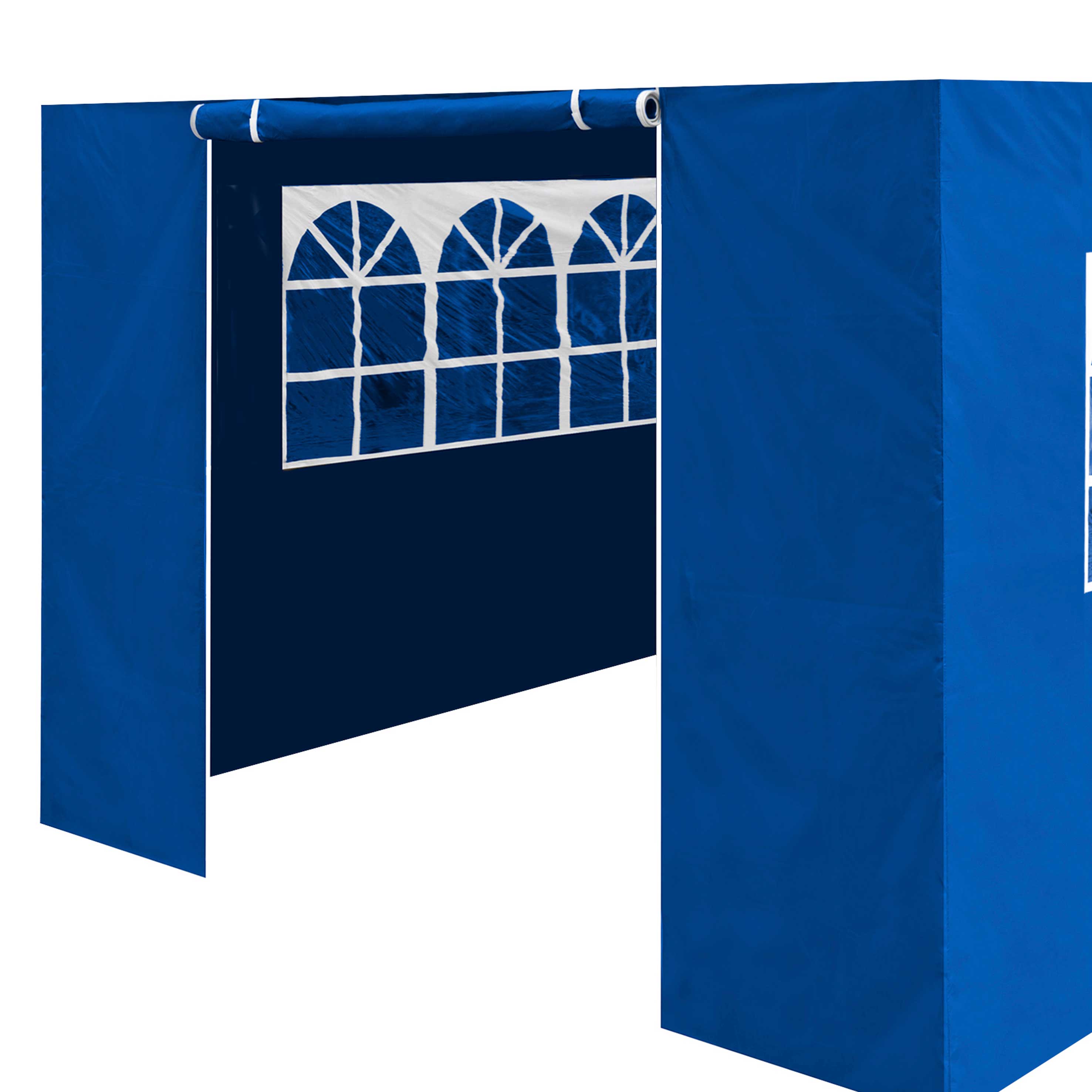 Premium Gazebo/Marquee Side Walls/Doors/Windows, Fits 3 x 4.5m Models - Blue - DG151