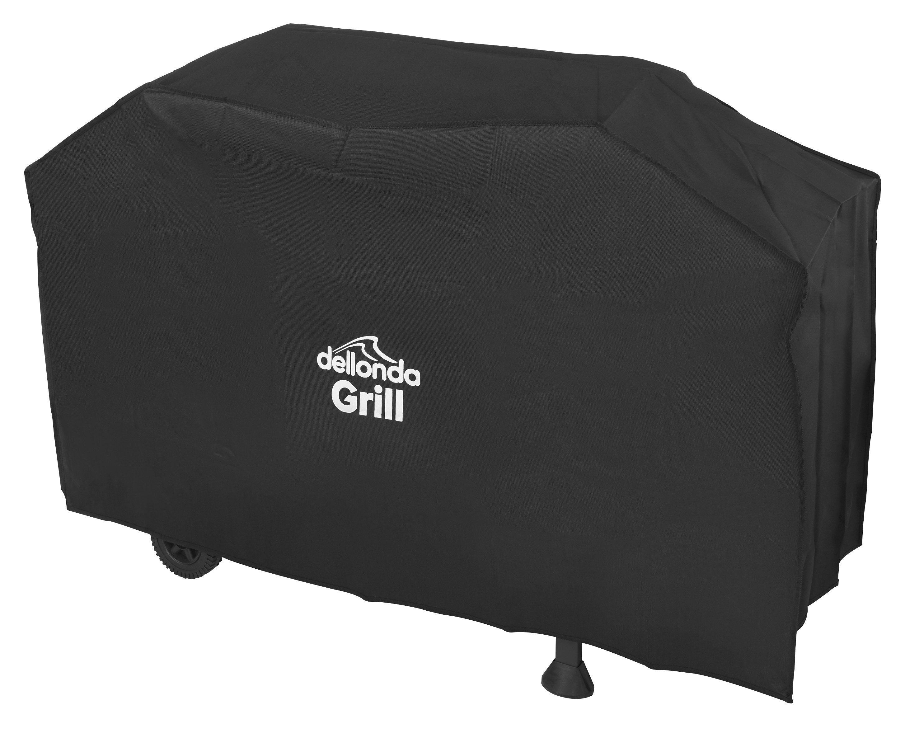 Black PVC Cover for BBQs, Waterproof for Outdoor Use, 1370 x 920mm - DG20 - Dellonda