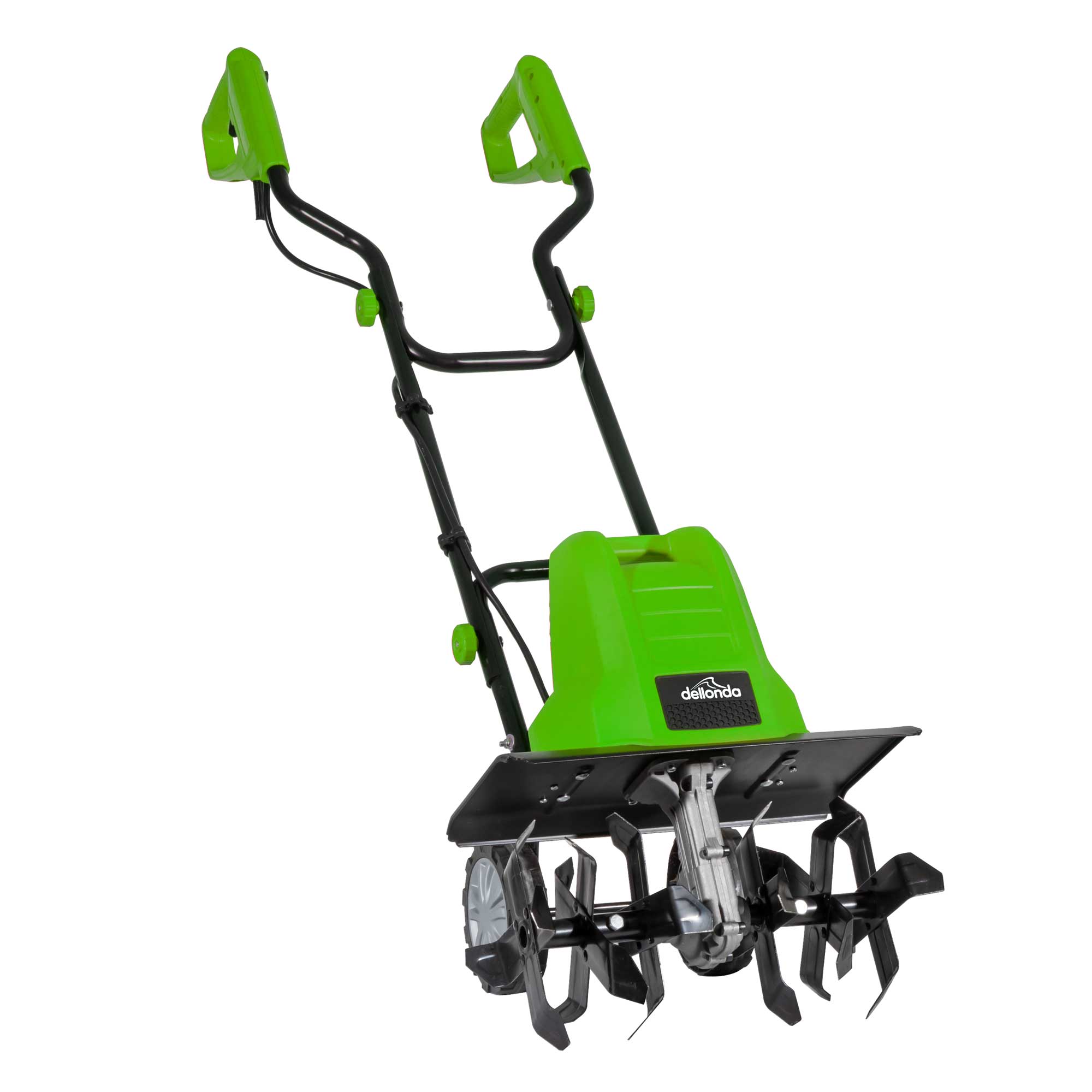 1500W Electric Tiller/Cultivator, 40cm Working Width, 6 Blades, 10m Power Cable - DG217 - Dellonda