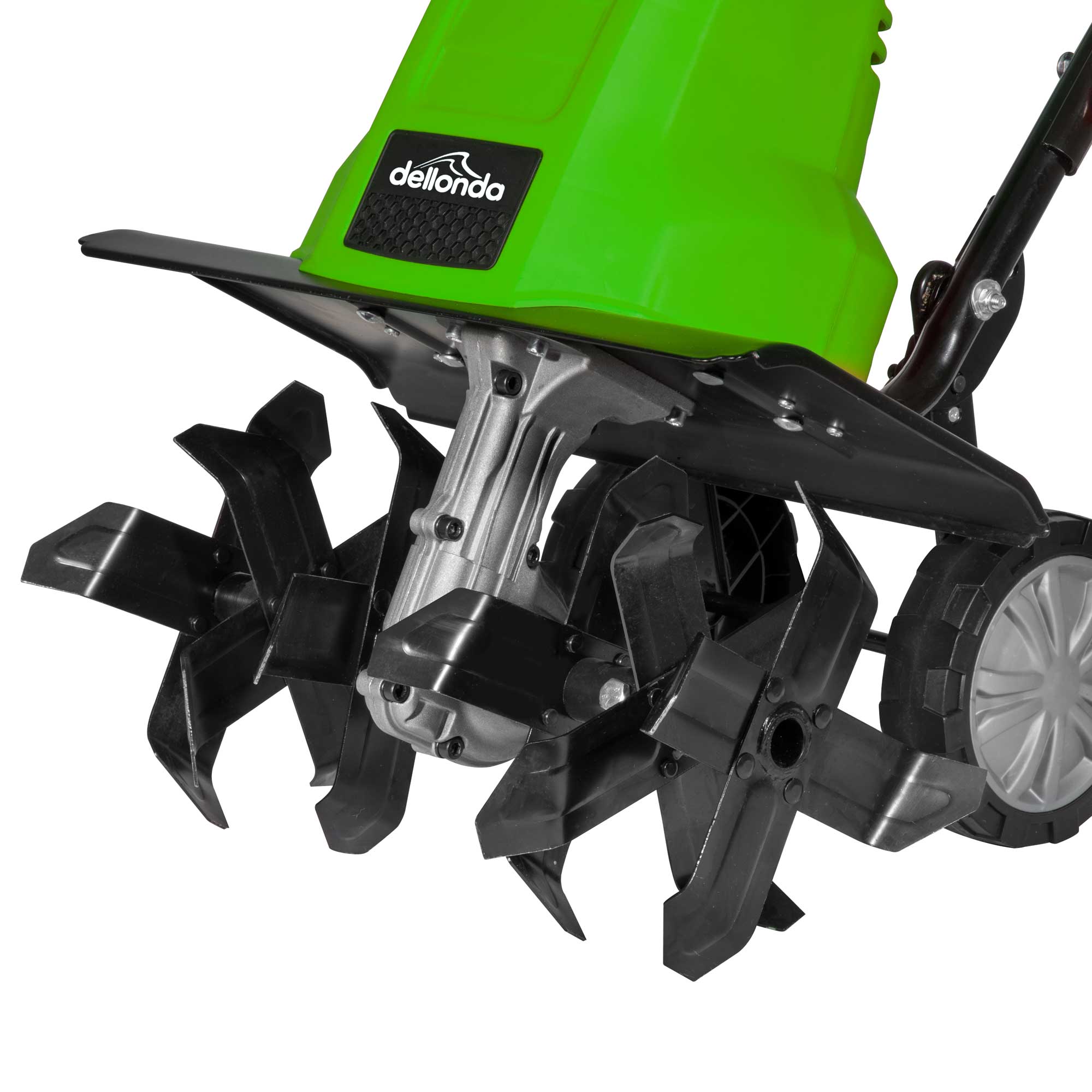 1500W Electric Tiller/Cultivator, 40cm Working Width, 6 Blades, 10m Power Cable - DG217 - Dellonda