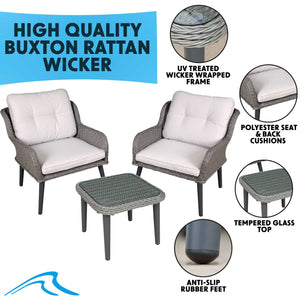 High top wicker deals chairs