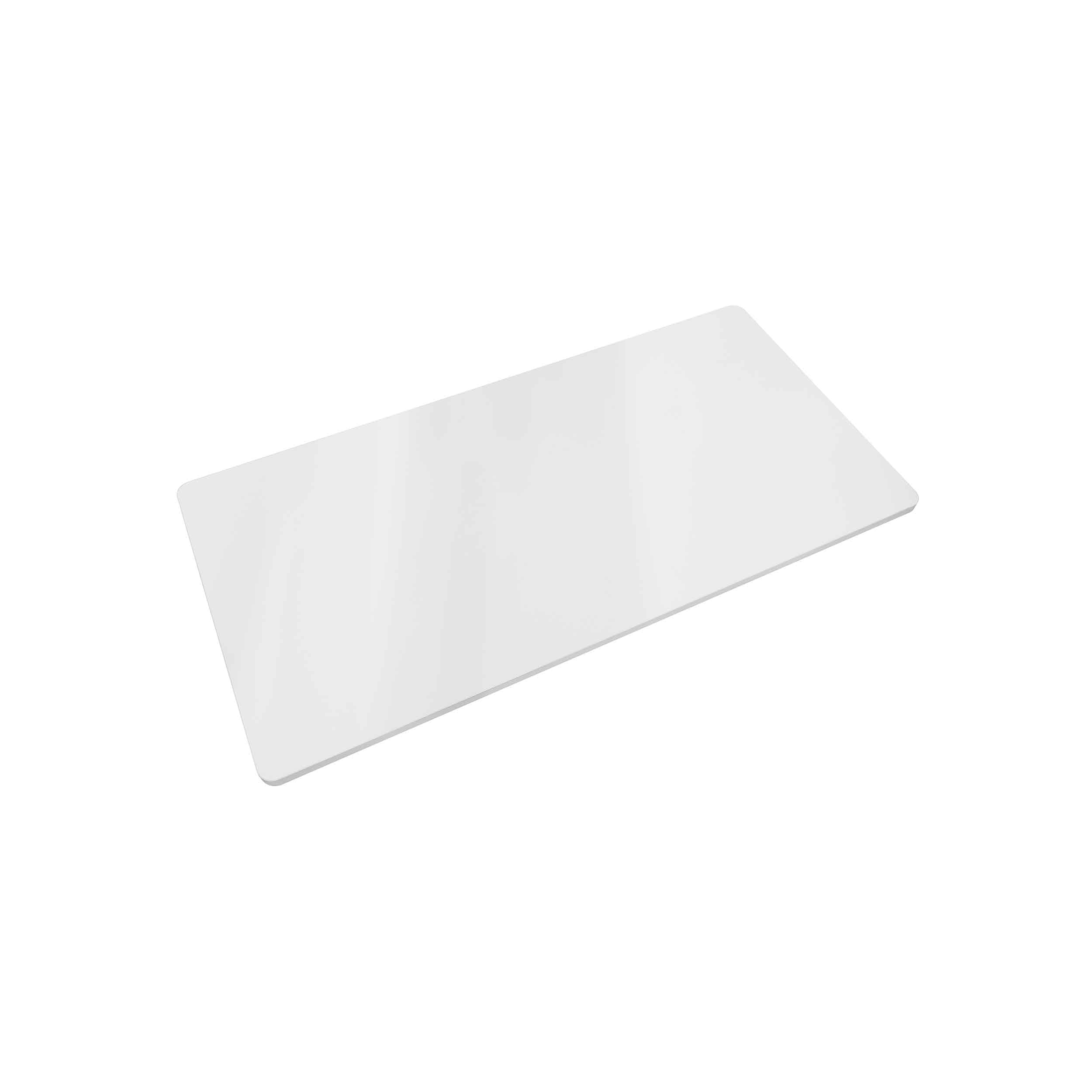 White Rectangular Desktop 1400 x 700mm, 1" Thickness - DH19 - Dellonda