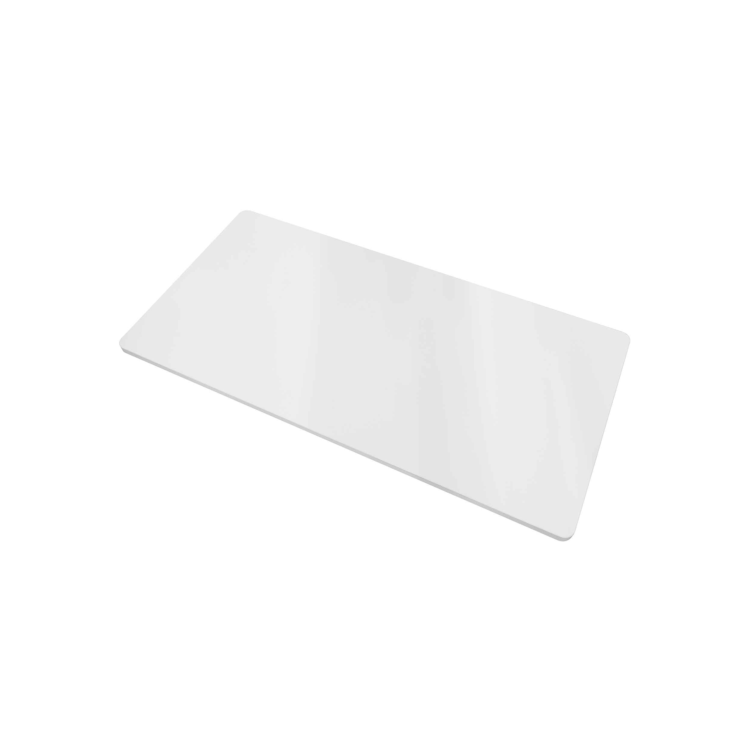 White Rectangular Desktop 1400 x 700mm, 1" Thickness - DH19 - Dellonda