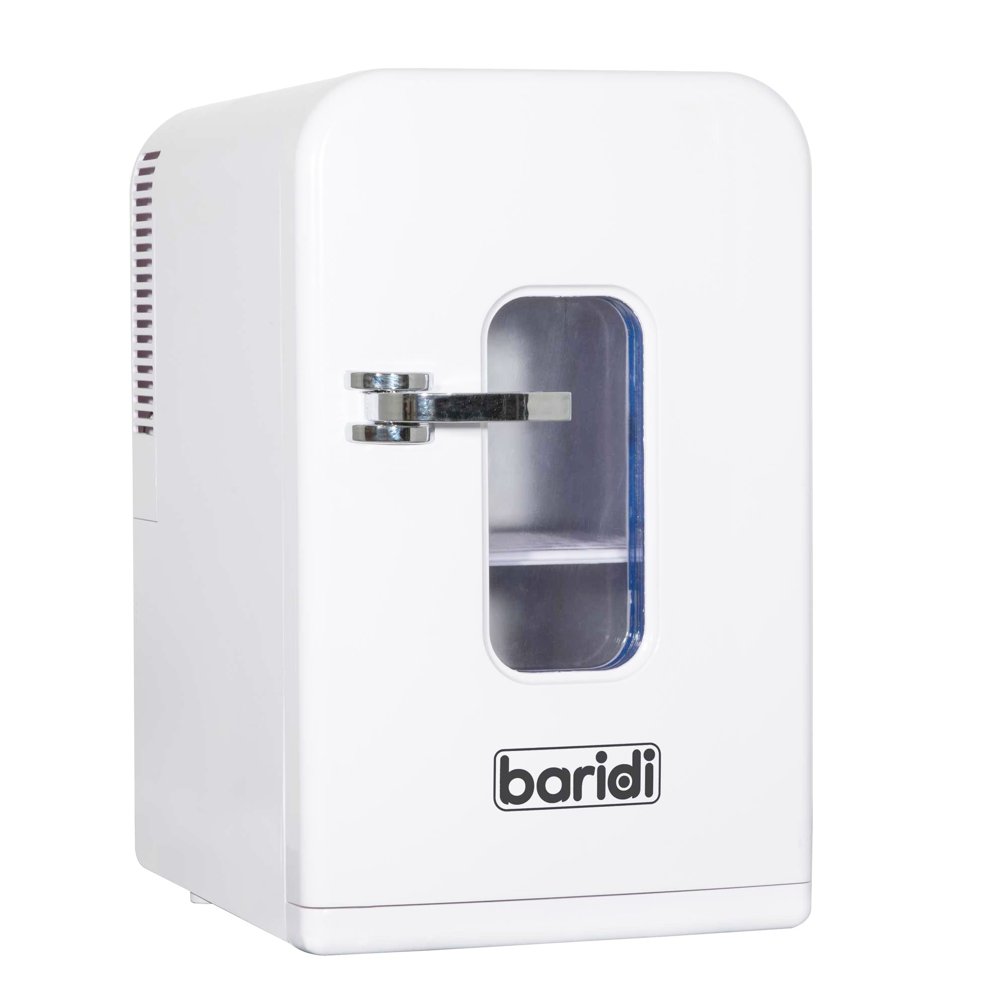 Baridi 15L Mini Fridge Cooler & Warmer, 12V/230V, Perfect for Cars, Bedrooms, Camping, White - DH94 - Dellonda