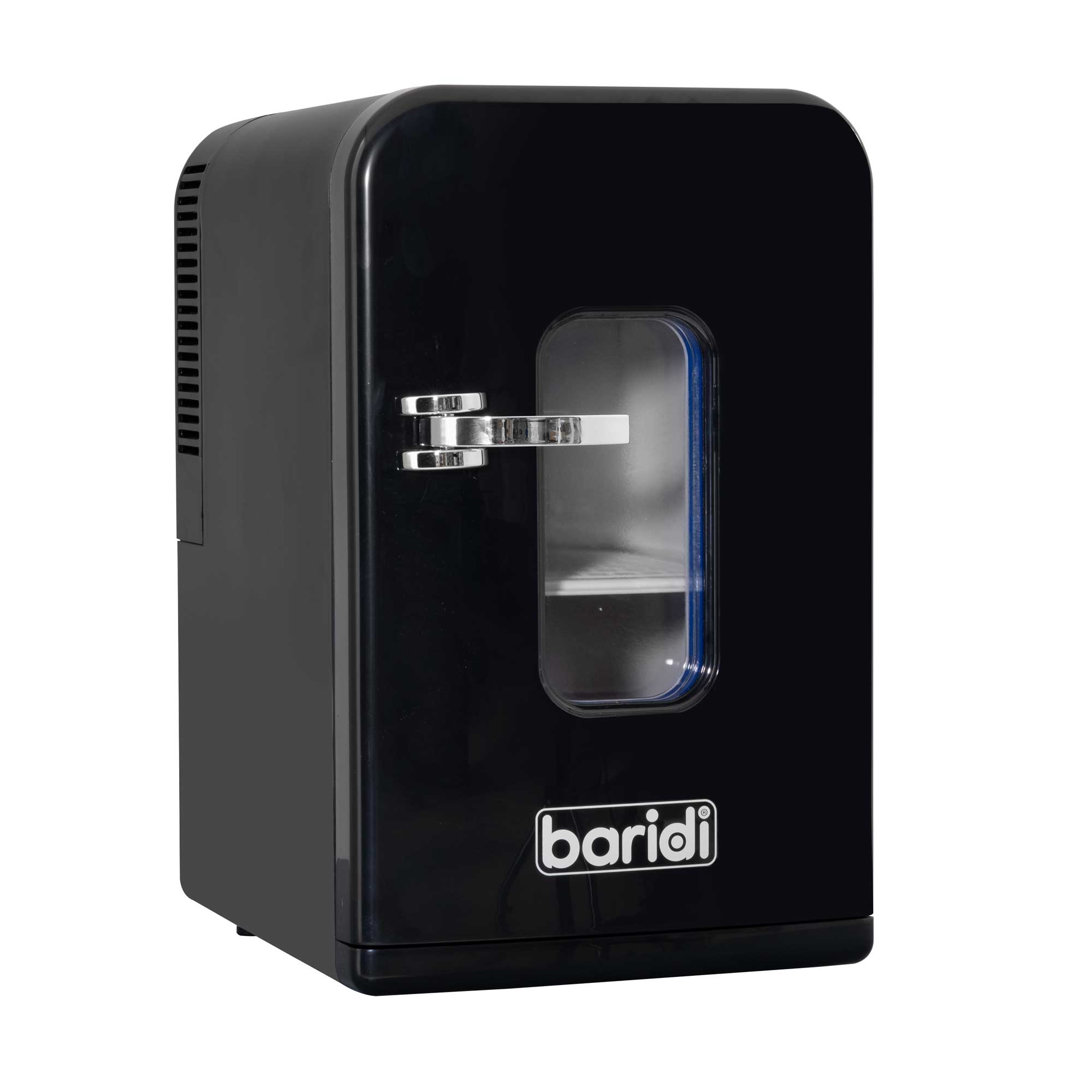 Baridi 15L Mini Fridge Cooler & Warmer, 12V/230V, Perfect for Car, Bedroom, Camping, Black - DH95 - Dellonda