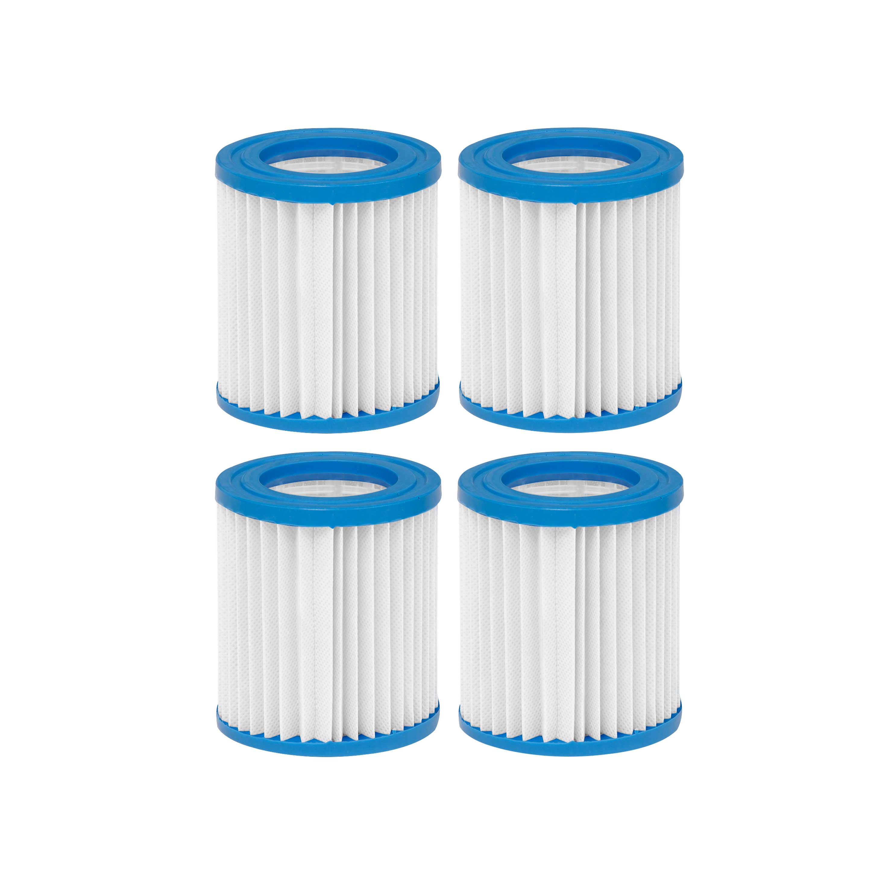 Swimming Pool Filter Cartridge, Use for DL19 & DL20, Pack of 4 - DL111 - Dellonda