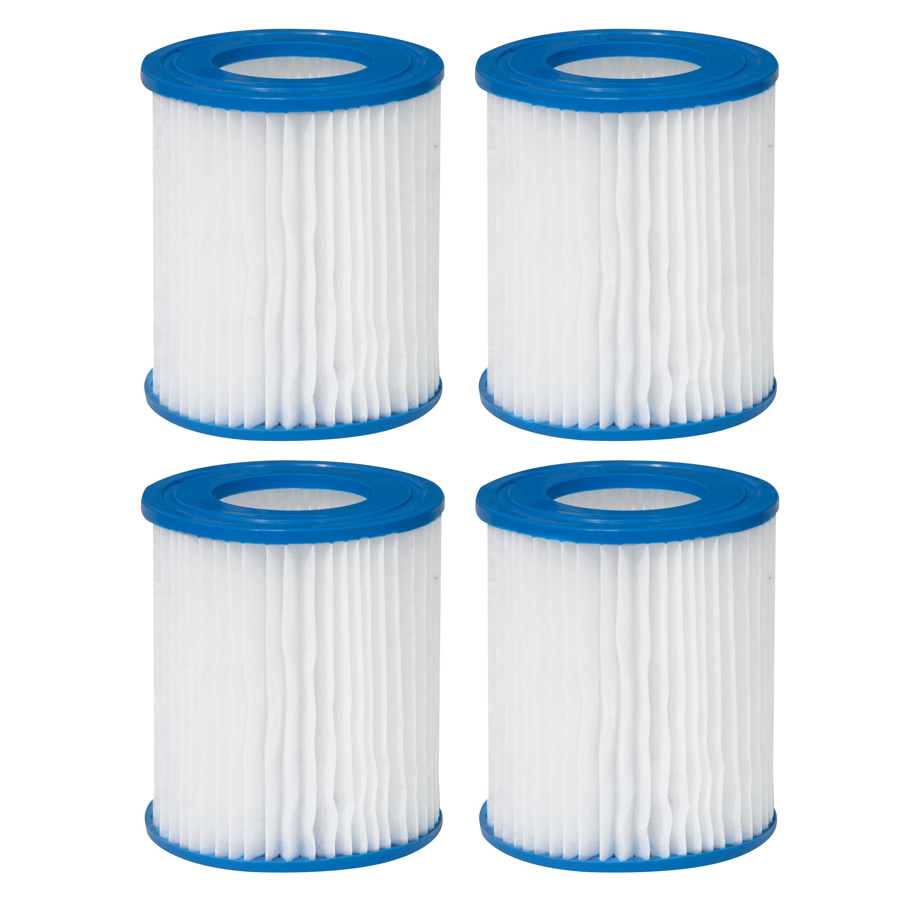 Swimming Pool Filter Cartridge, Use for DL18 & DL21, Pack of 4 - DL116 - Dellonda