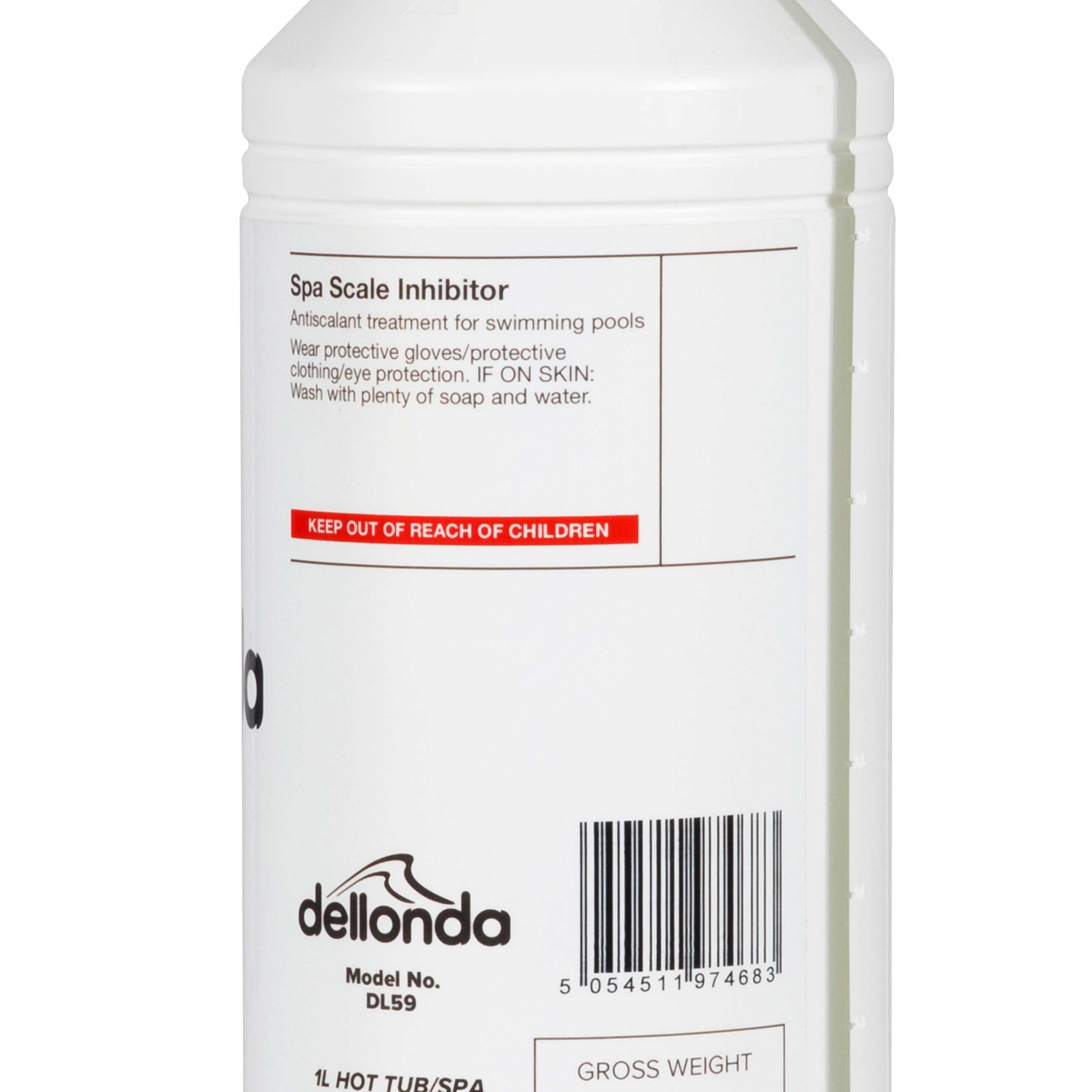 Dellonda Hot Tub/Spa Scale Inhibitor - 1 Litre - DL59